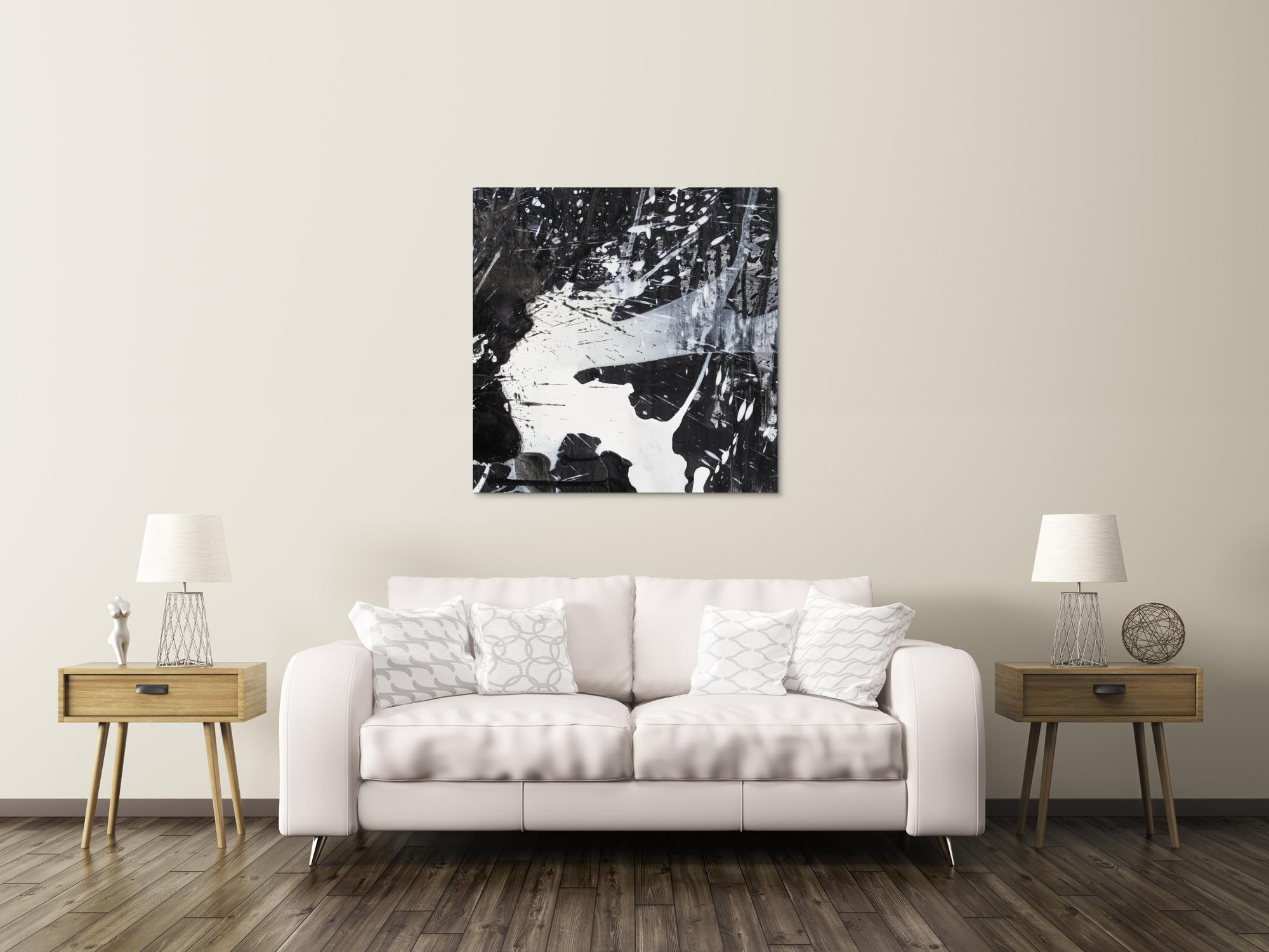 Abstraktes Bild auf Leinwand