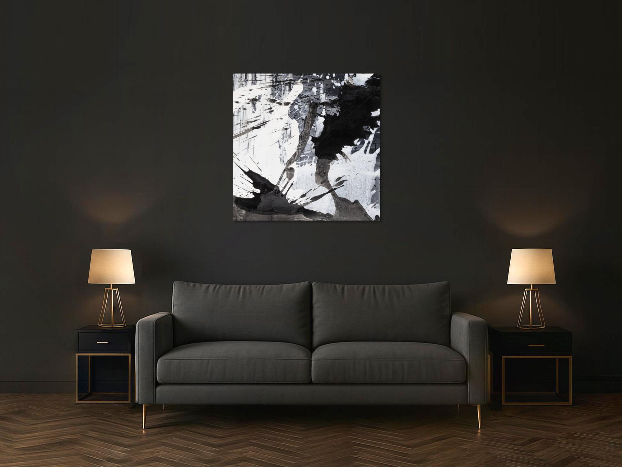 Abstraktes Bild auf Leinwand