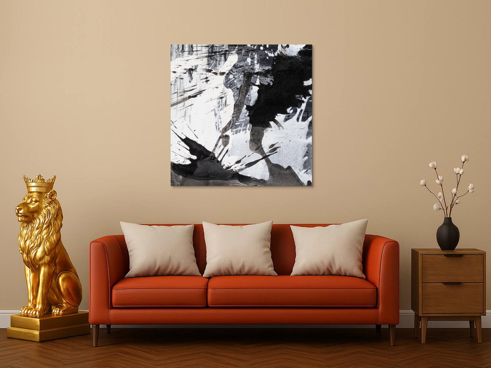 Abstraktes Bild auf Leinwand