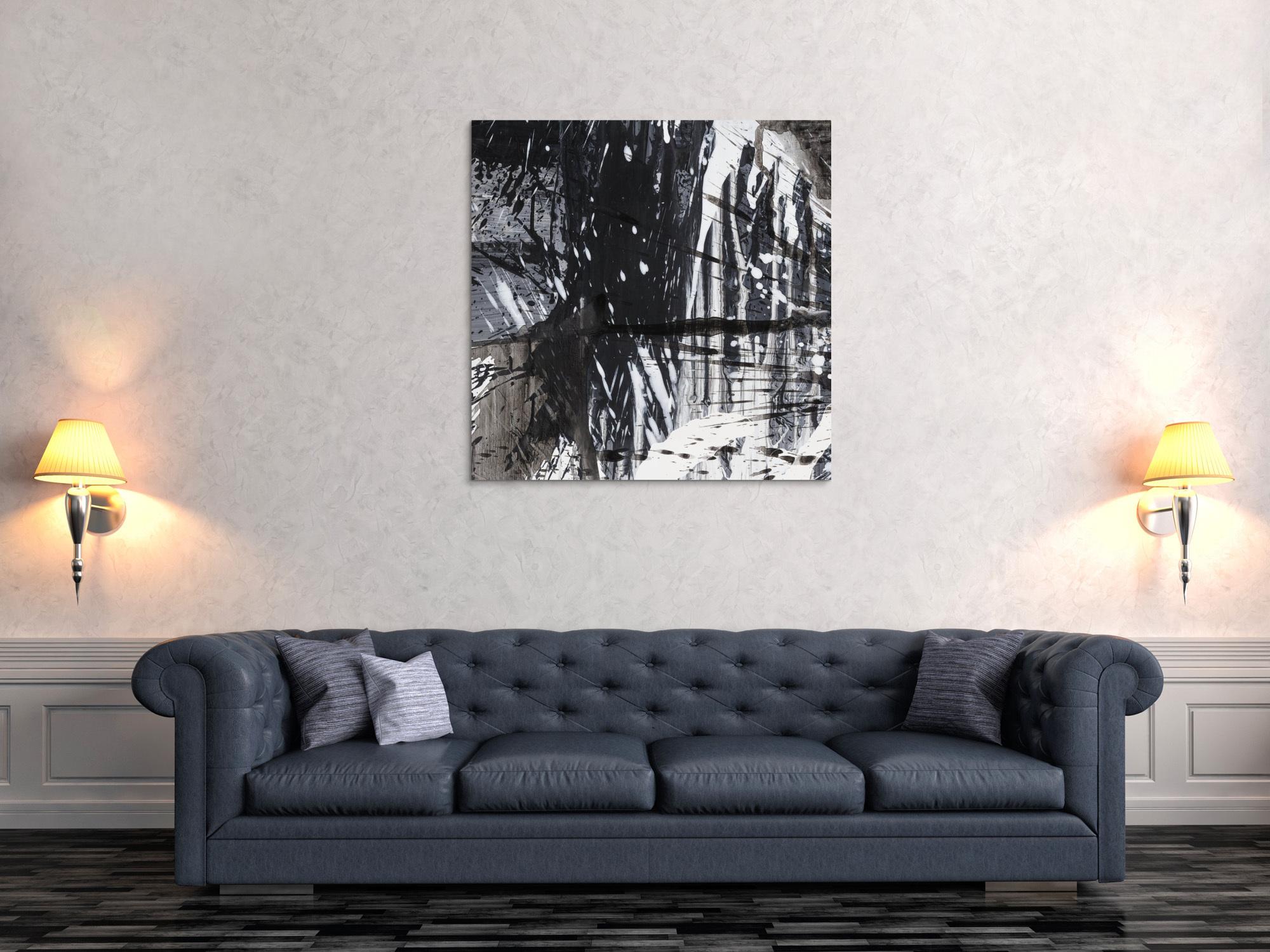 Abstraktes Bild auf Leinwand