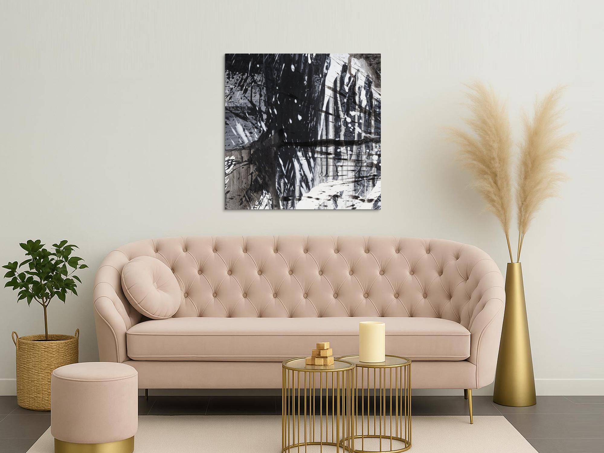 Abstraktes Bild auf Leinwand