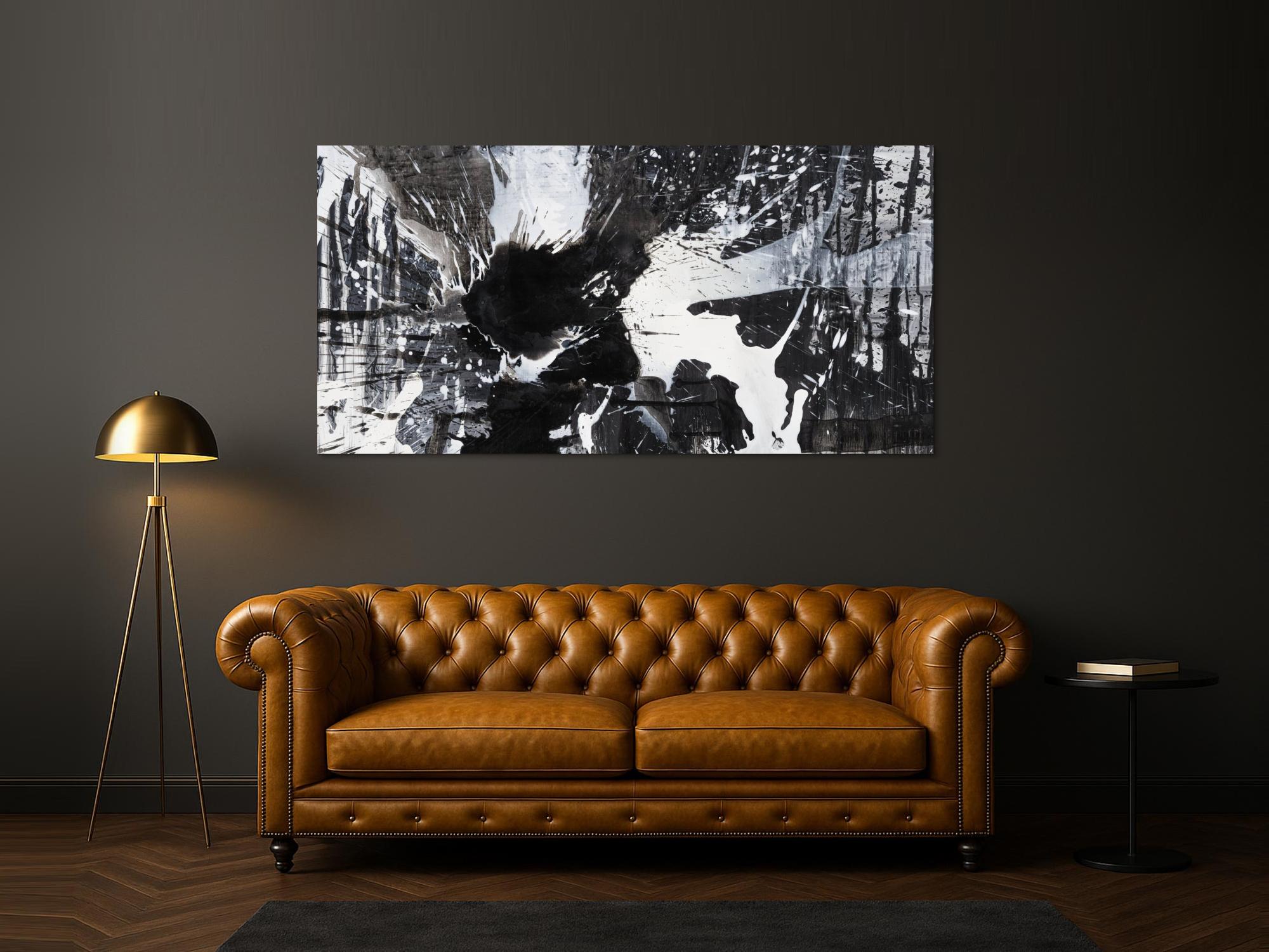 Abstraktes Bild auf Leinwand