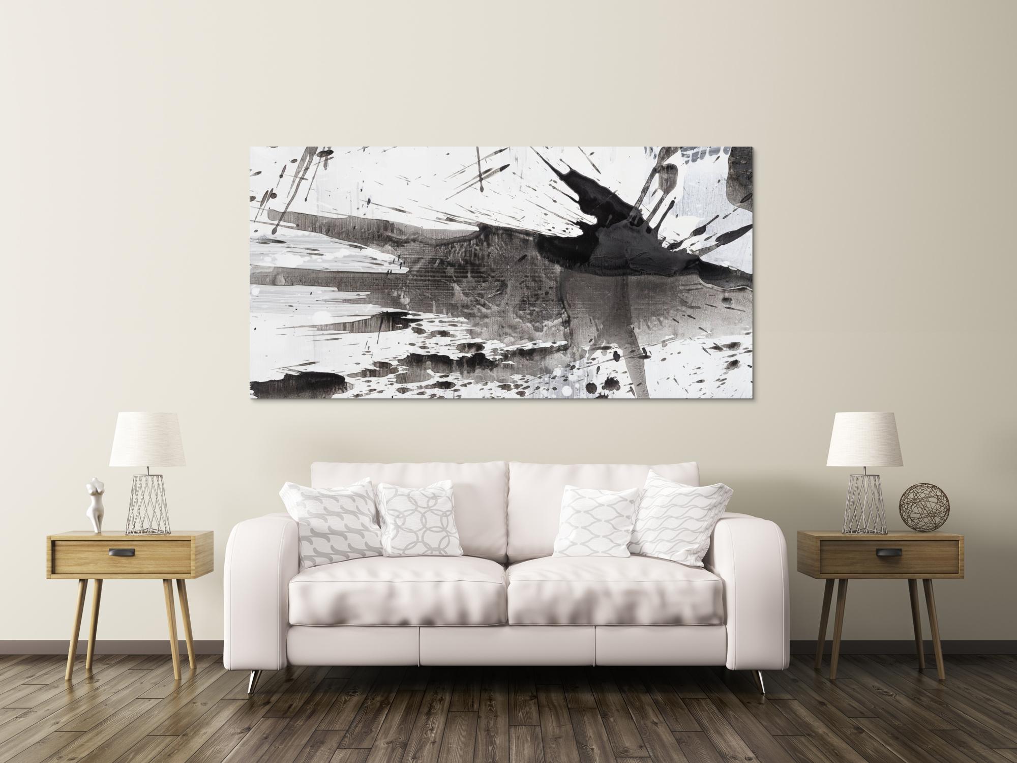 Abstraktes Bild auf Leinwand