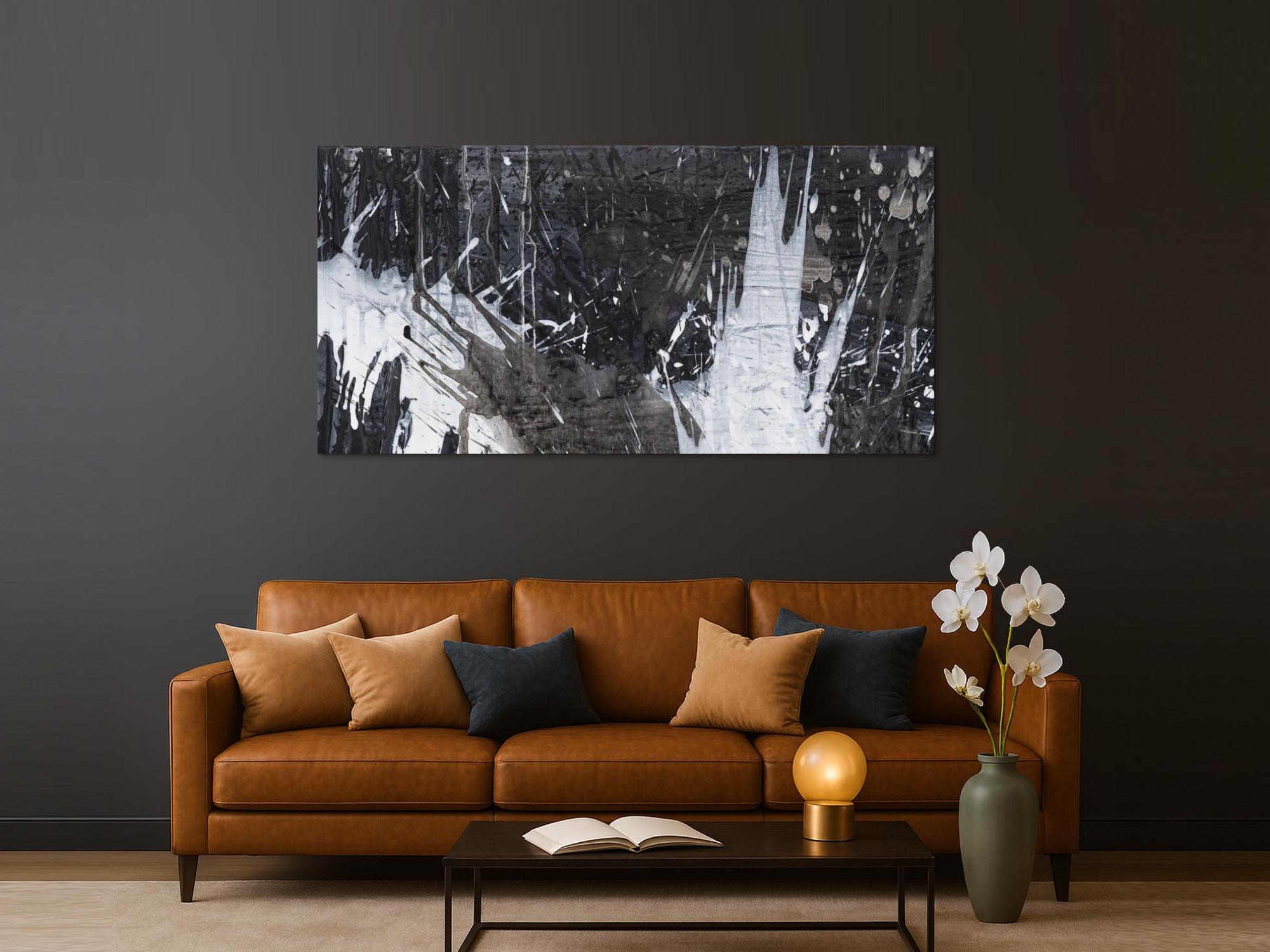 Abstraktes Bild auf Leinwand