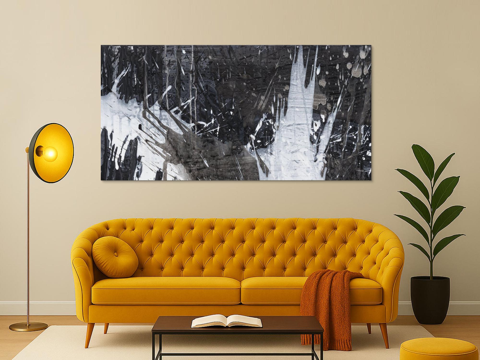 Abstraktes Bild auf Leinwand