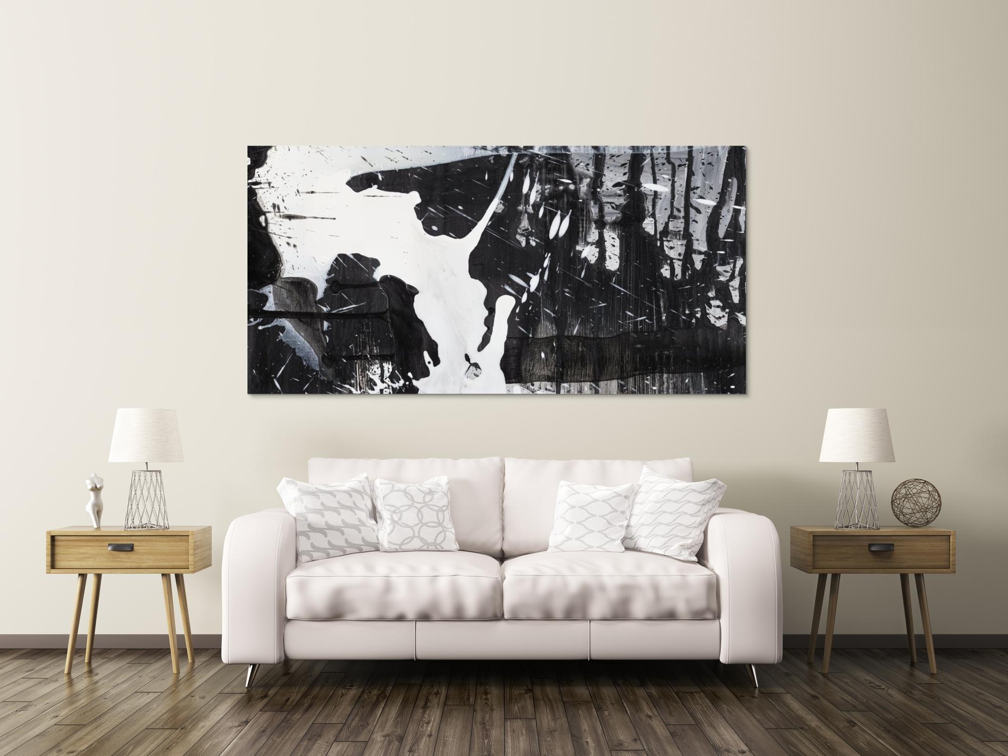 Abstraktes Bild auf Leinwand