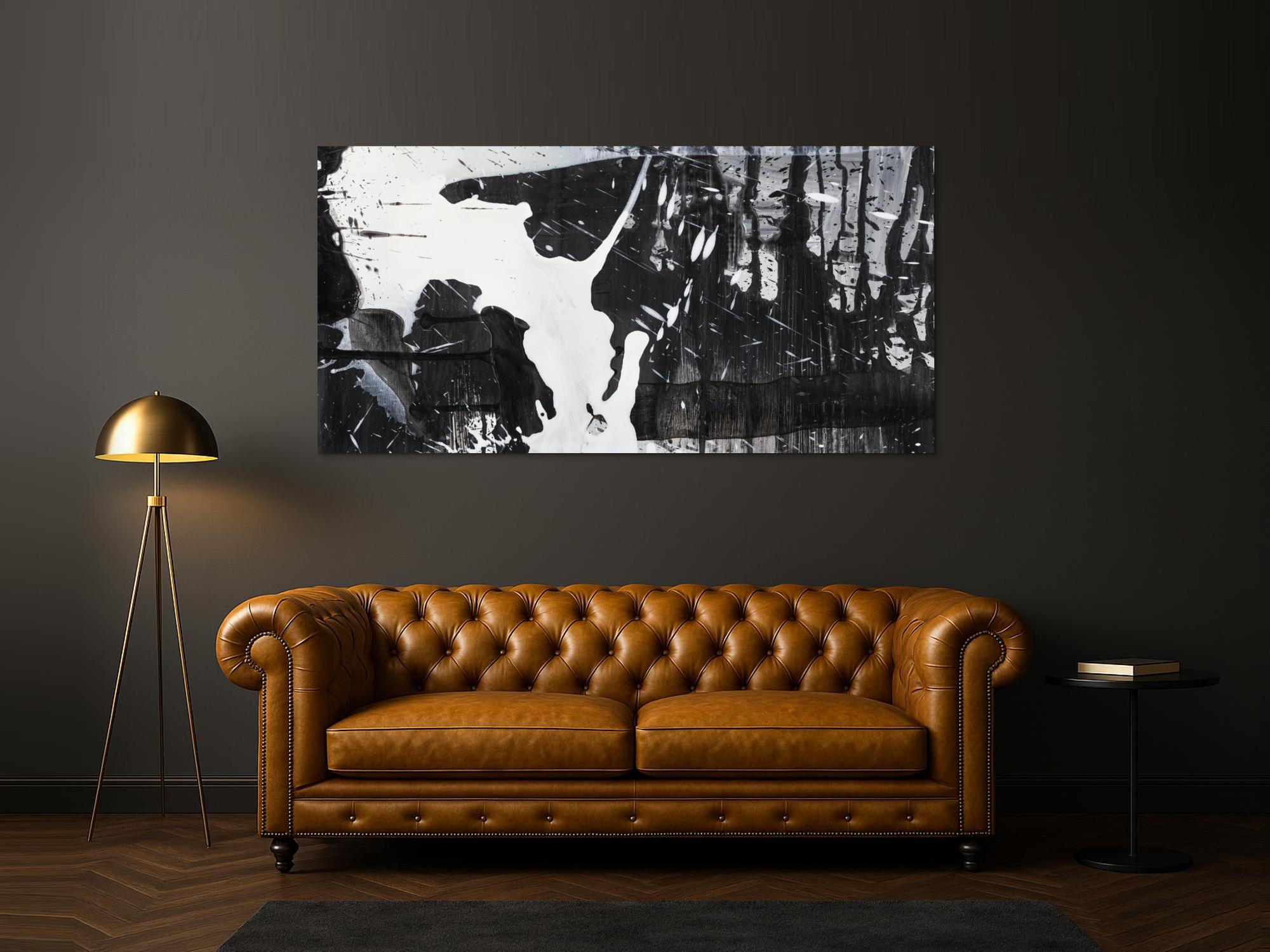 Abstraktes Bild auf Leinwand