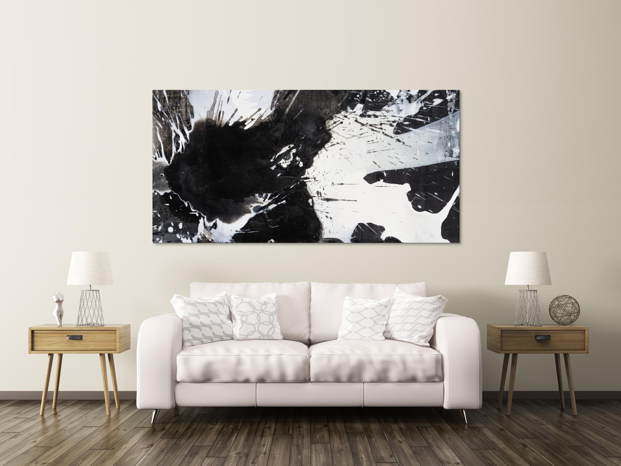 Abstraktes Bild auf Leinwand