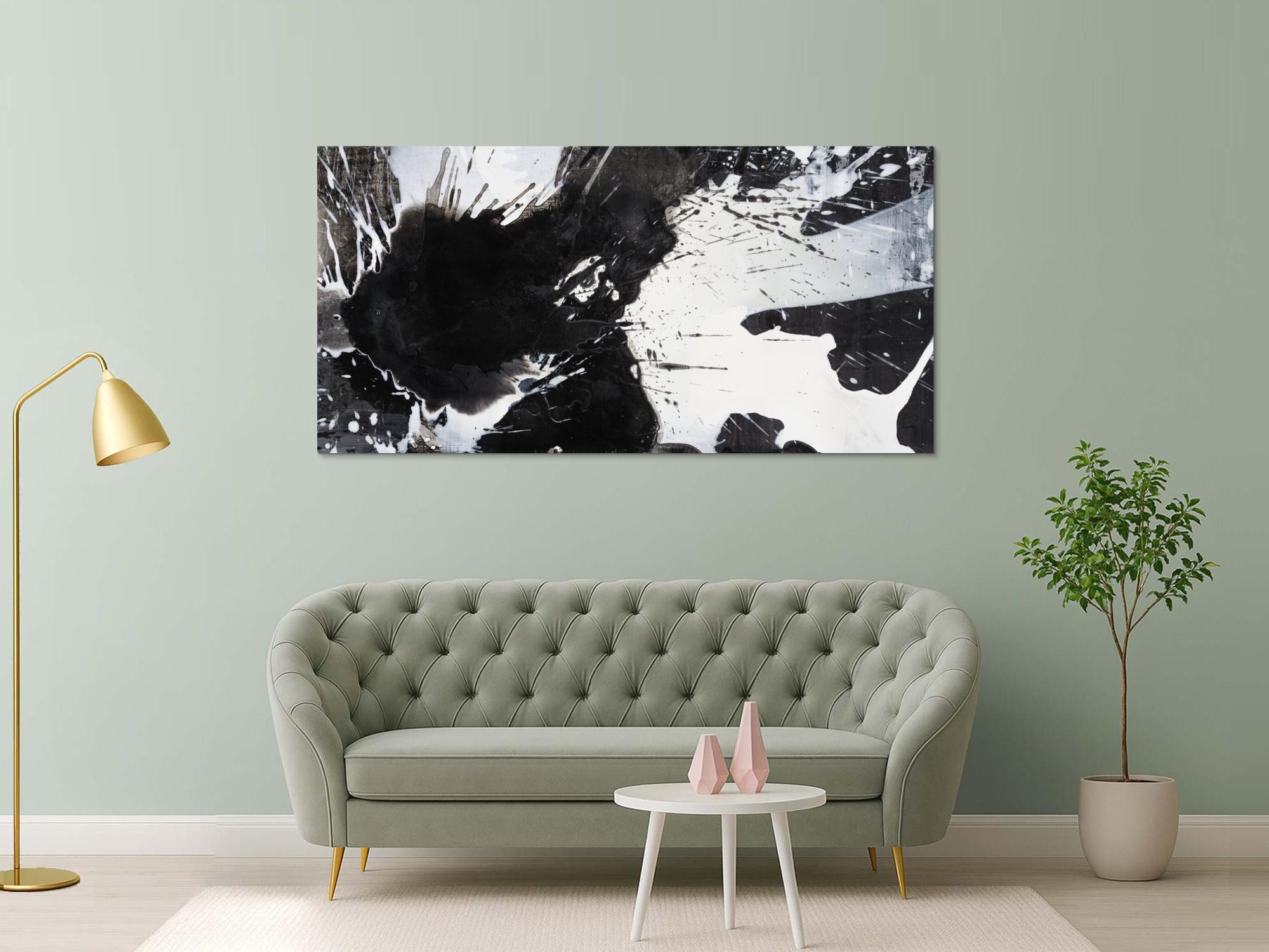 Abstraktes Bild auf Leinwand