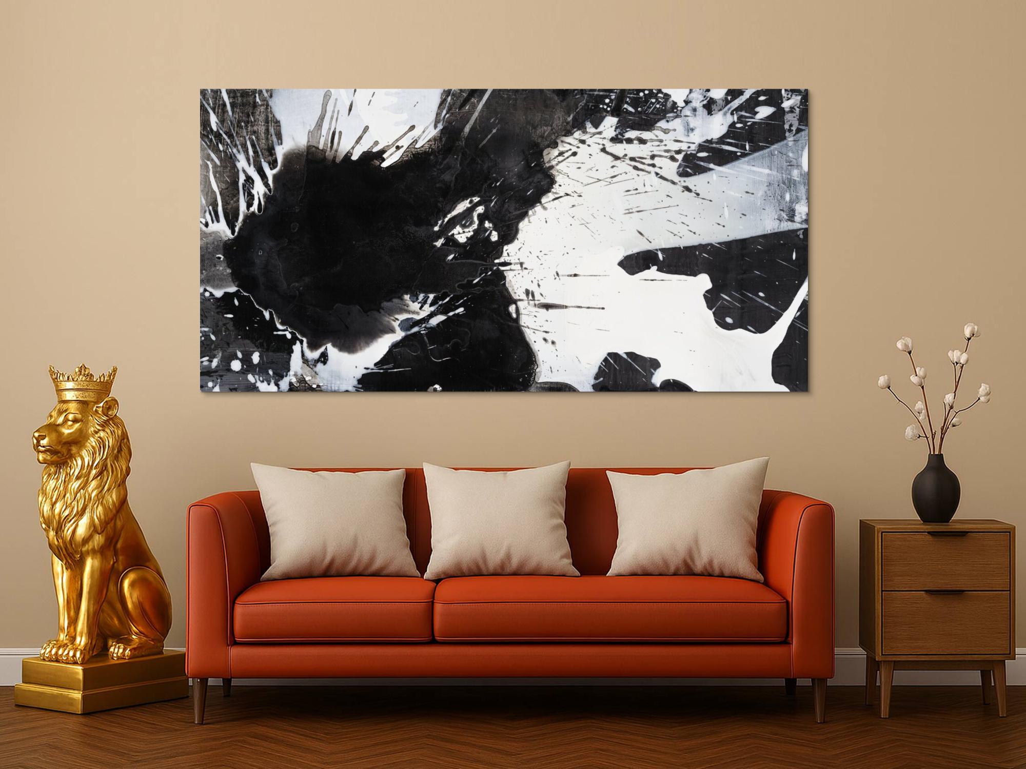 Abstraktes Bild auf Leinwand