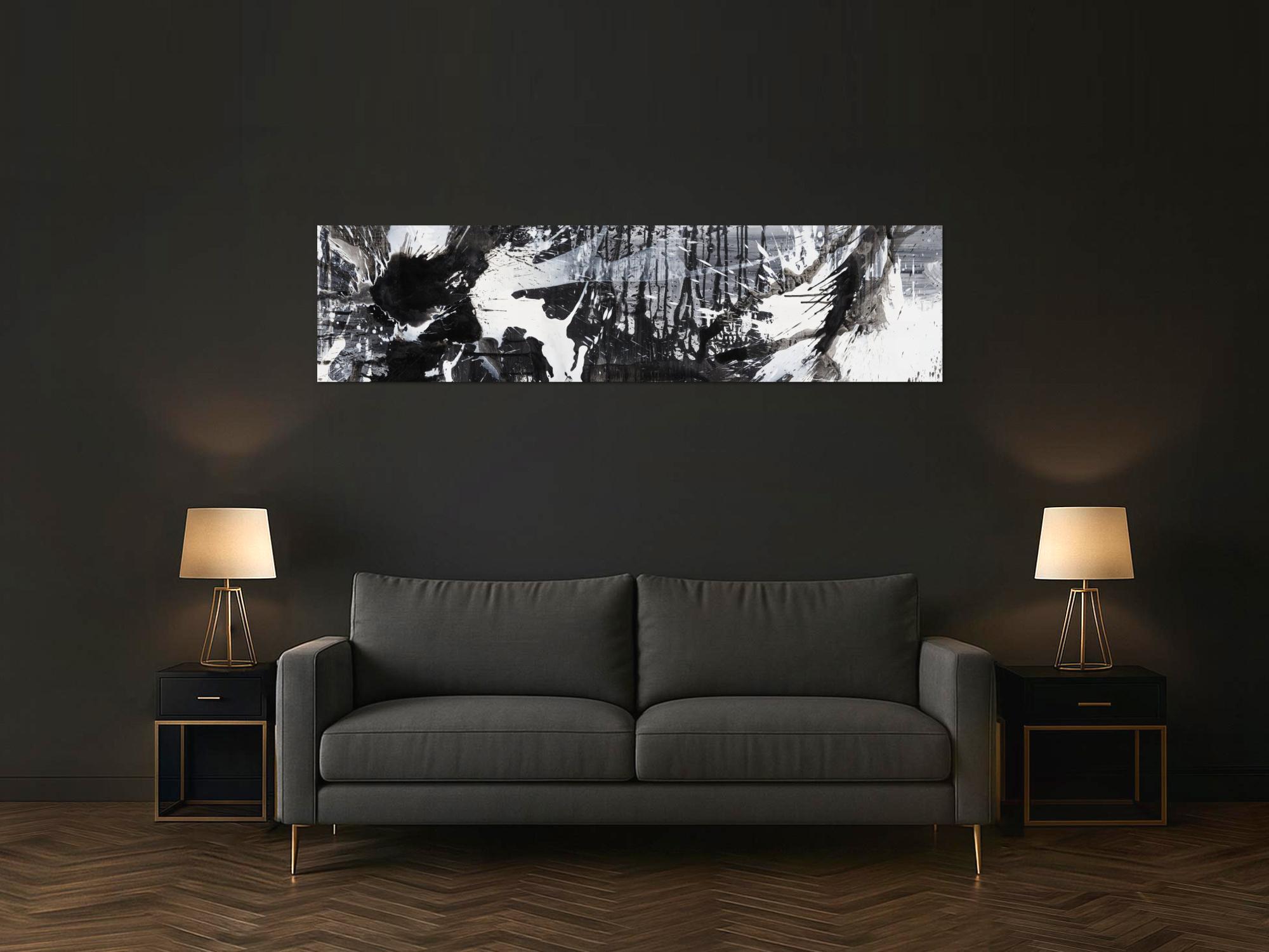 Abstraktes Bild auf Leinwand