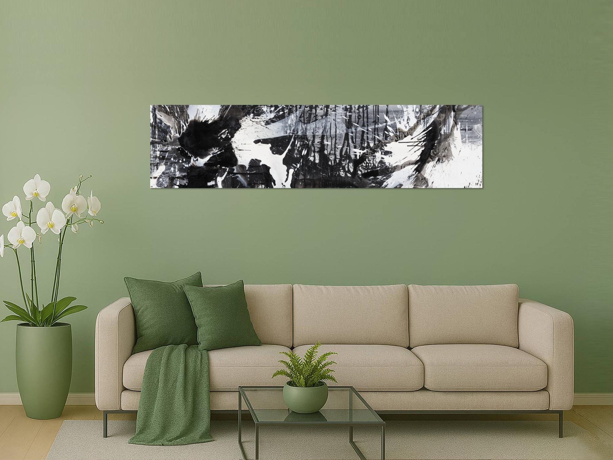 Abstraktes Bild auf Leinwand