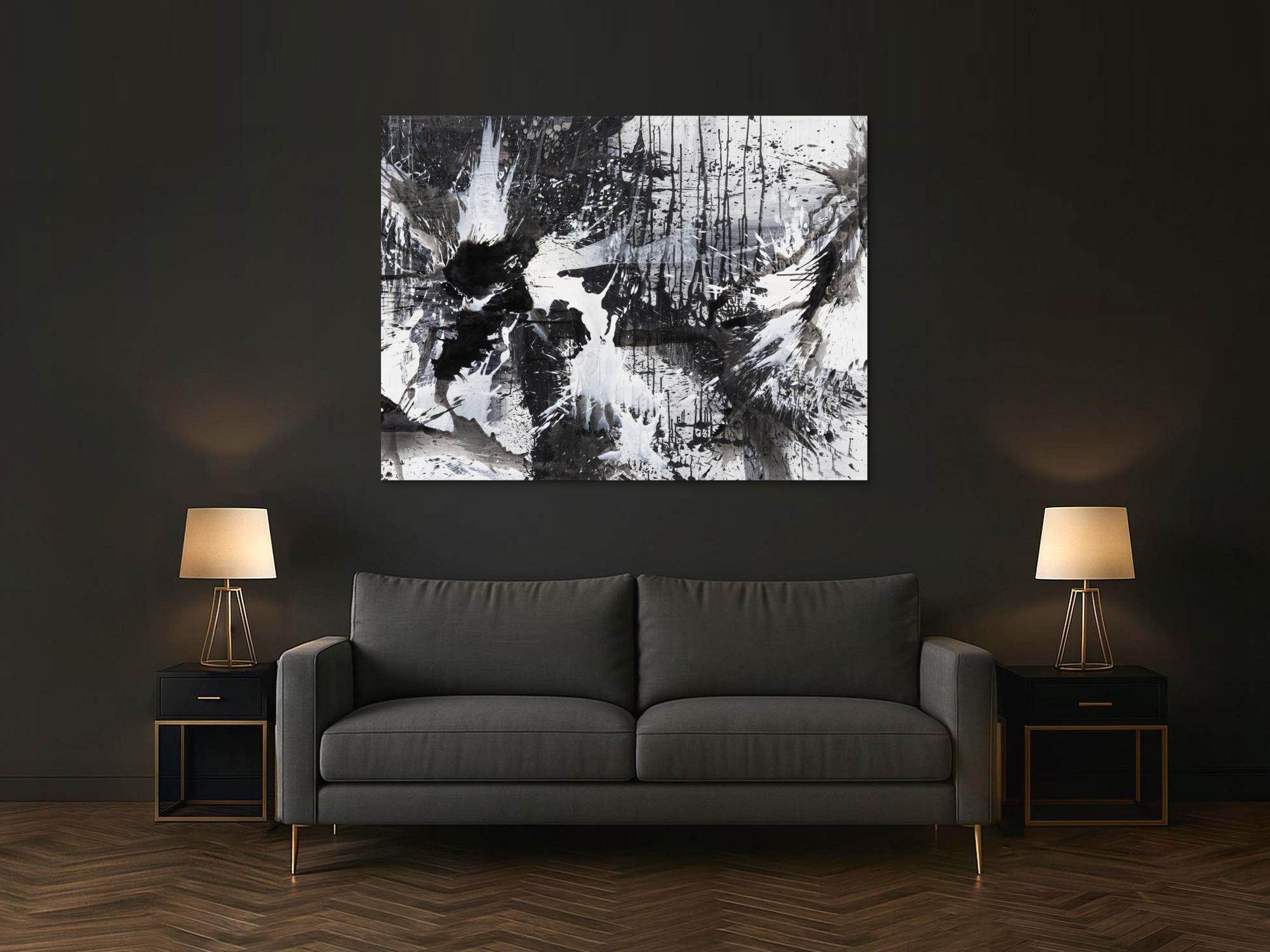 Abstraktes Bild auf Leinwand