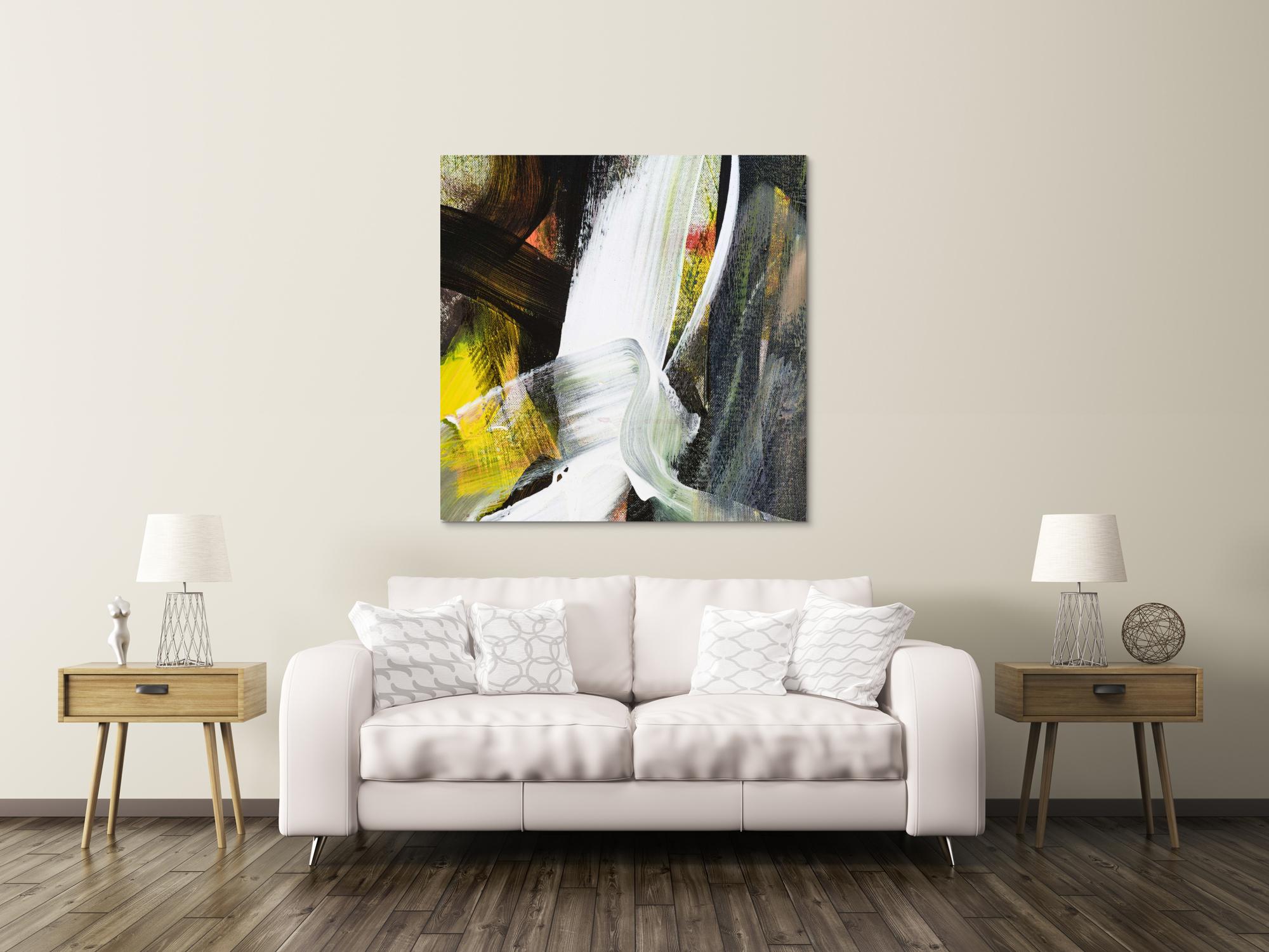 Abstraktes Bild auf Leinwand