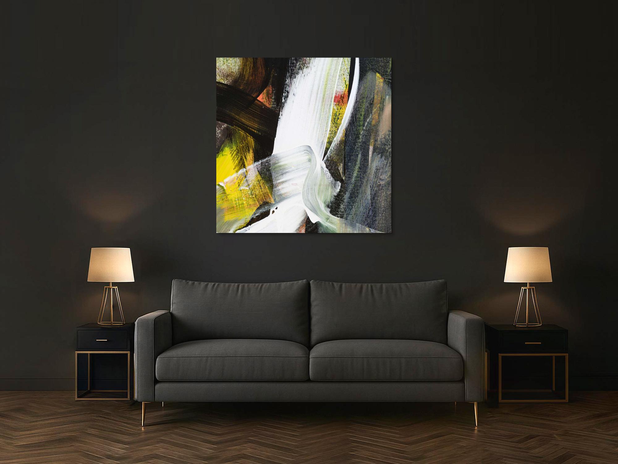 Abstraktes Bild auf Leinwand