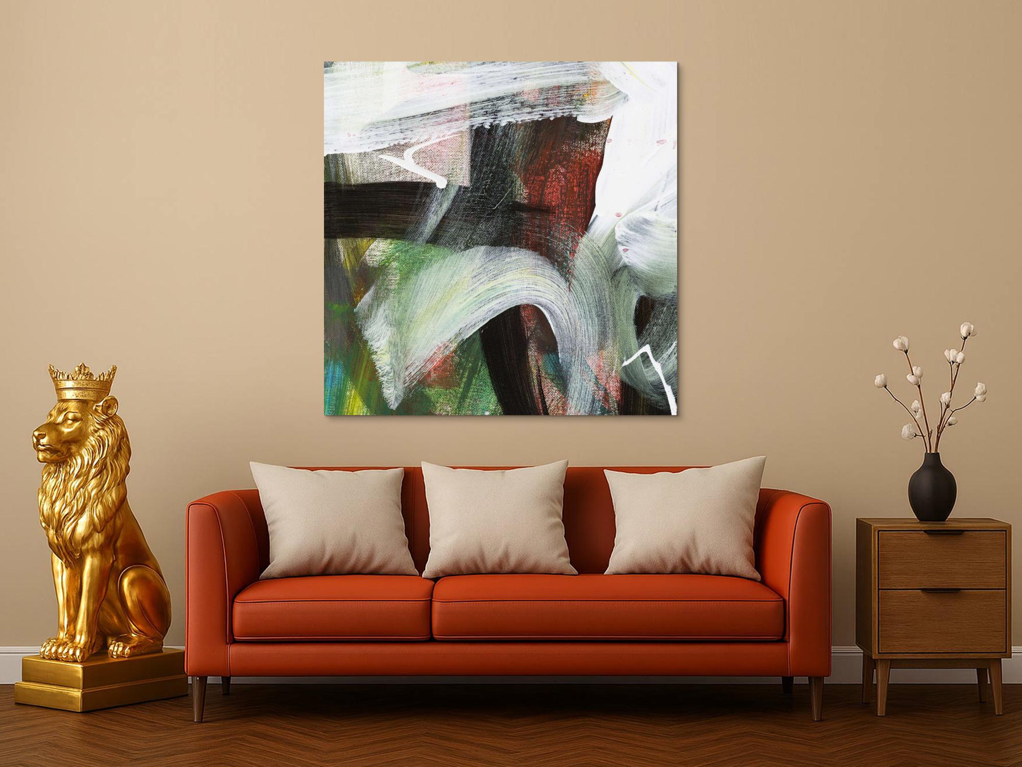 Abstraktes Bild auf Leinwand