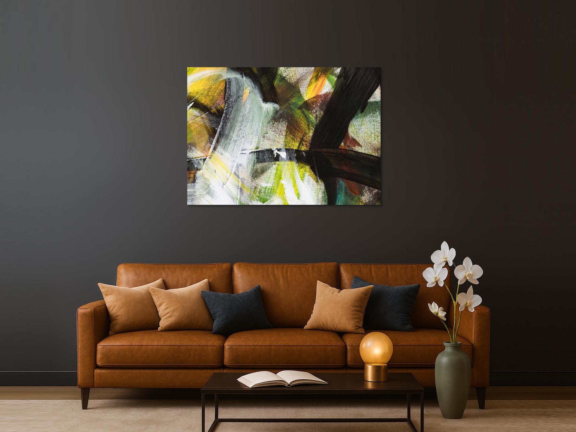 Abstraktes Bild auf Leinwand