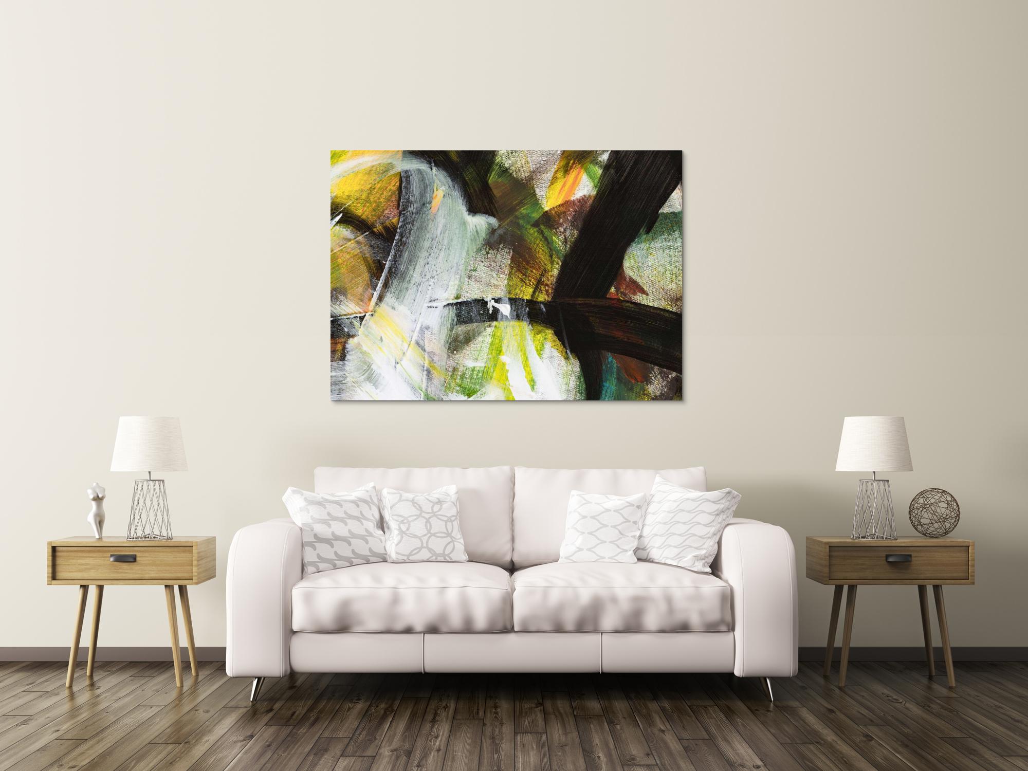 Abstraktes Bild auf Leinwand