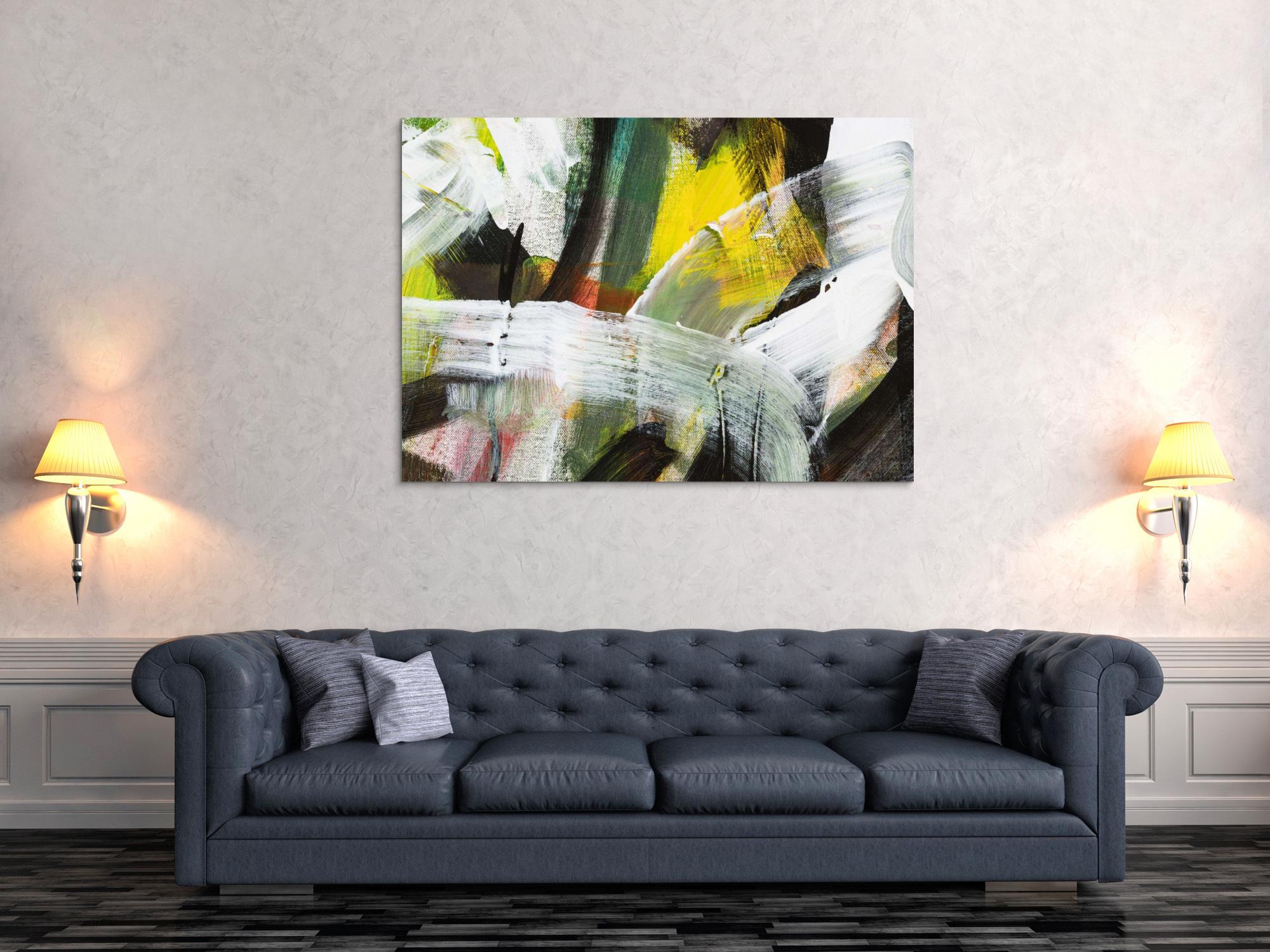 Abstraktes Bild auf Leinwand