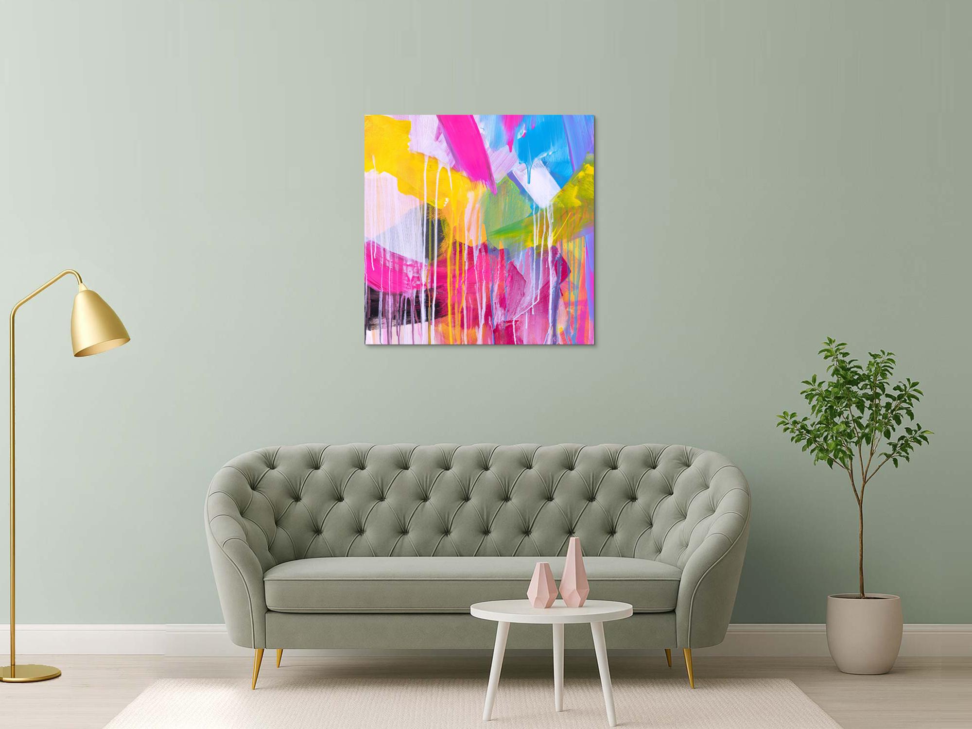 Abstraktes Bild auf Leinwand