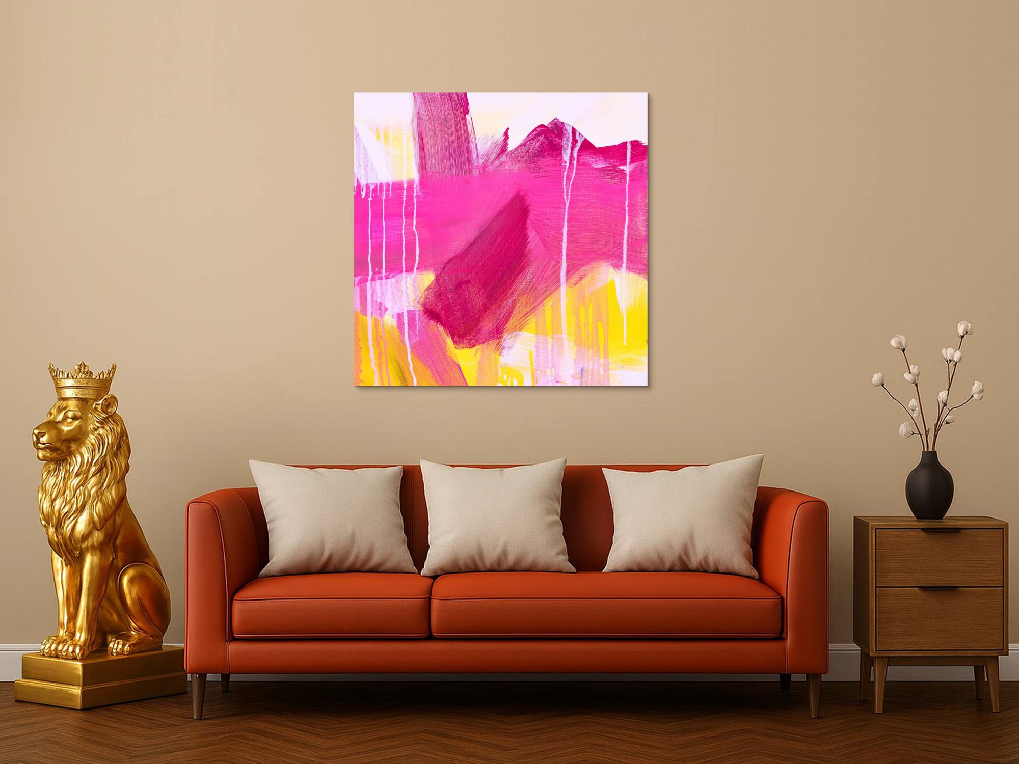 Abstraktes Bild auf Leinwand