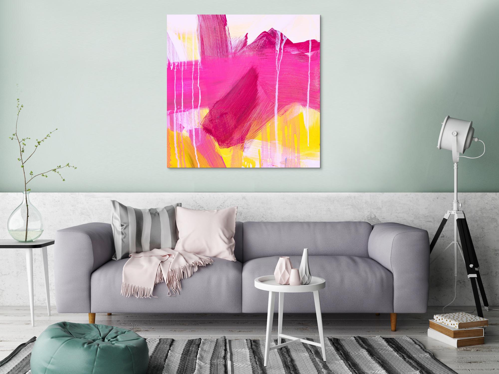 Abstraktes Bild auf Leinwand