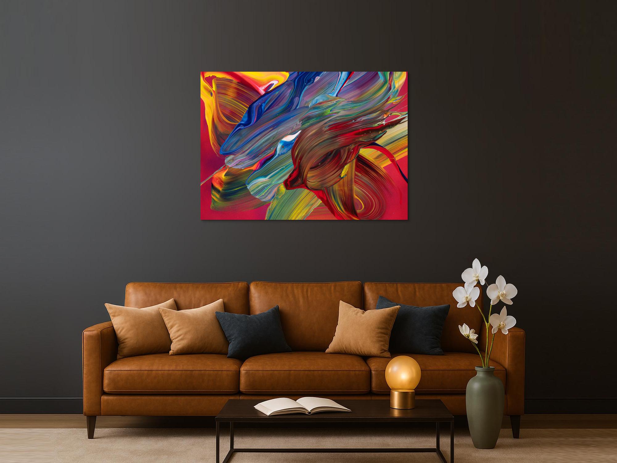 Abstraktes Bild auf Leinwand