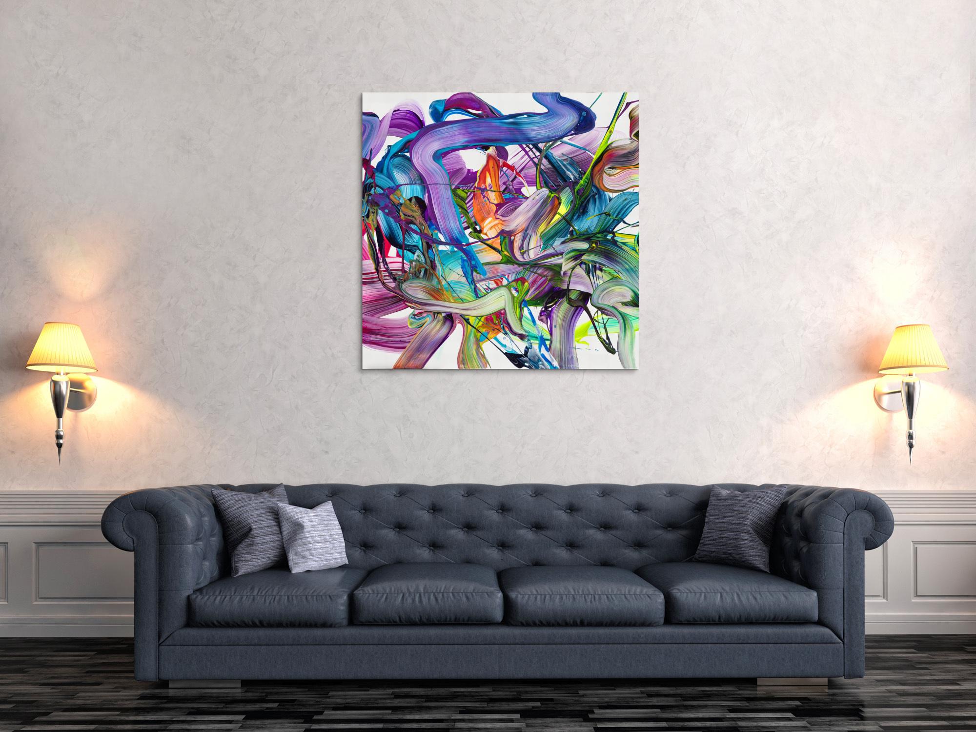 Abstraktes Bild auf Leinwand