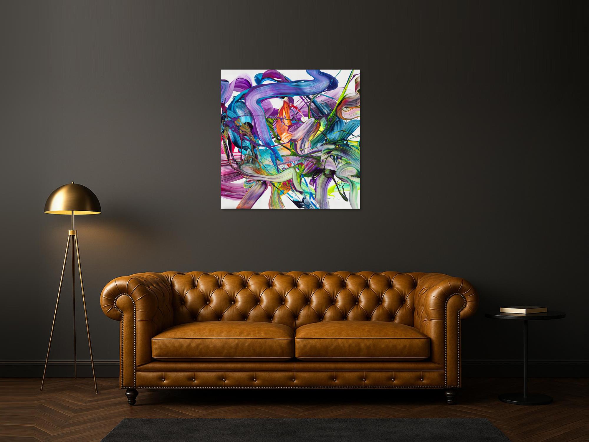 Abstraktes Bild auf Leinwand