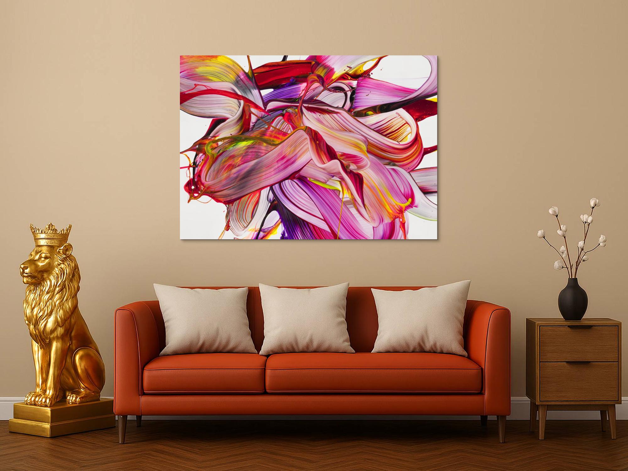 Abstraktes Bild auf Leinwand