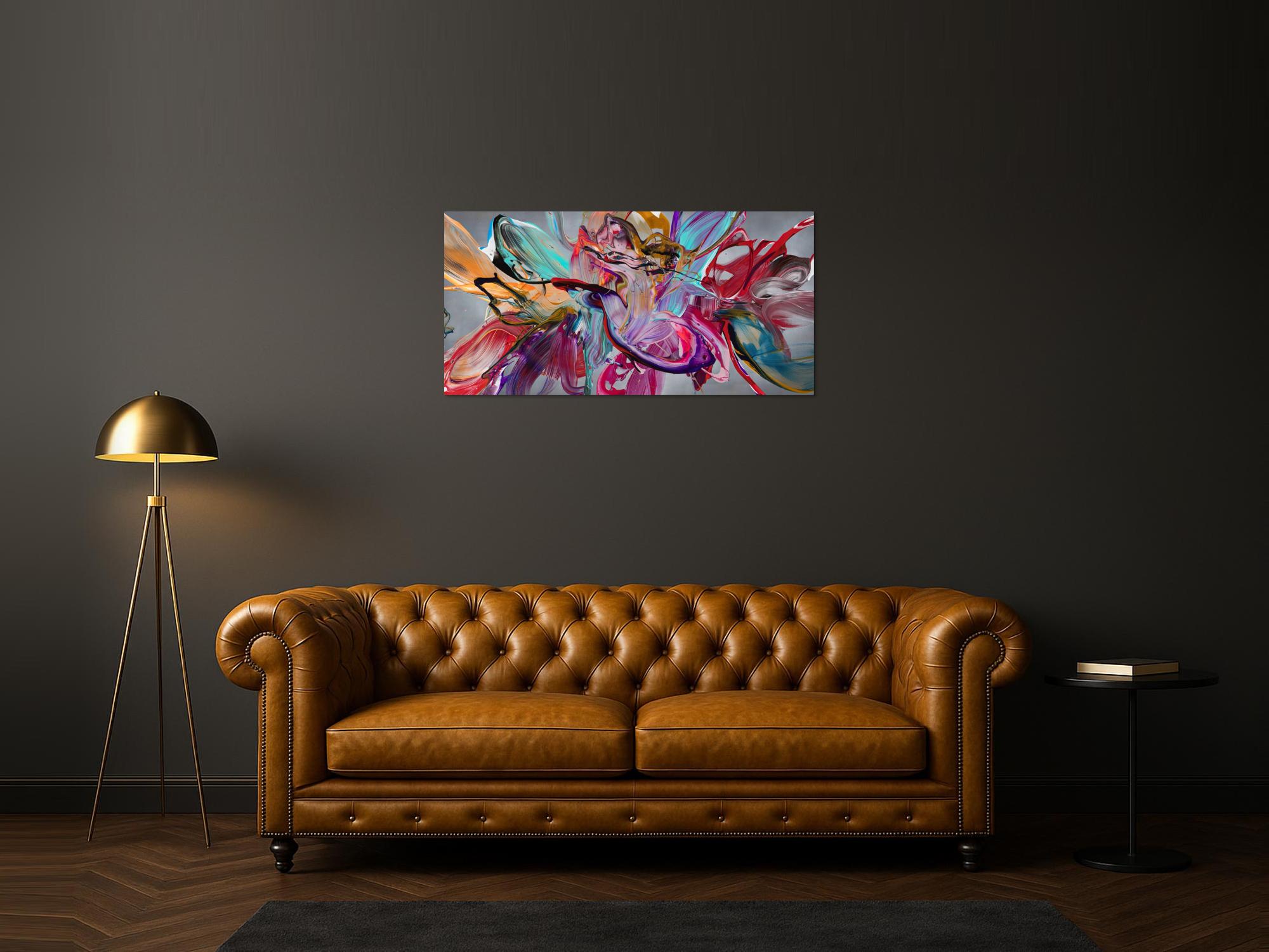 Abstraktes Bild auf Leinwand