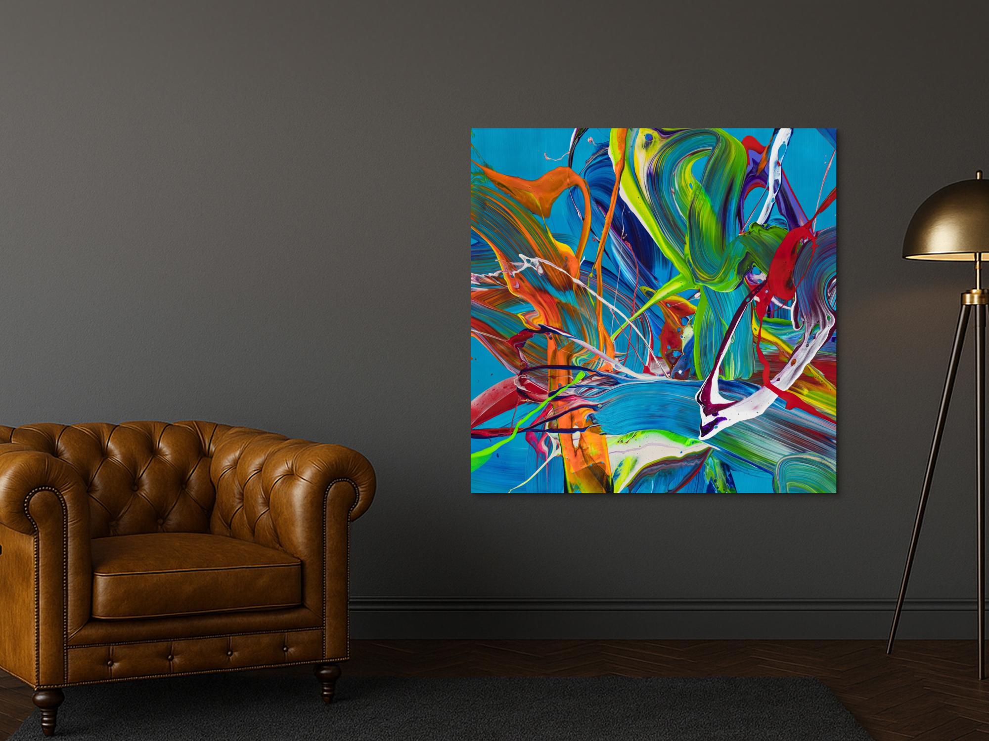 Abstraktes Bild auf Leinwand