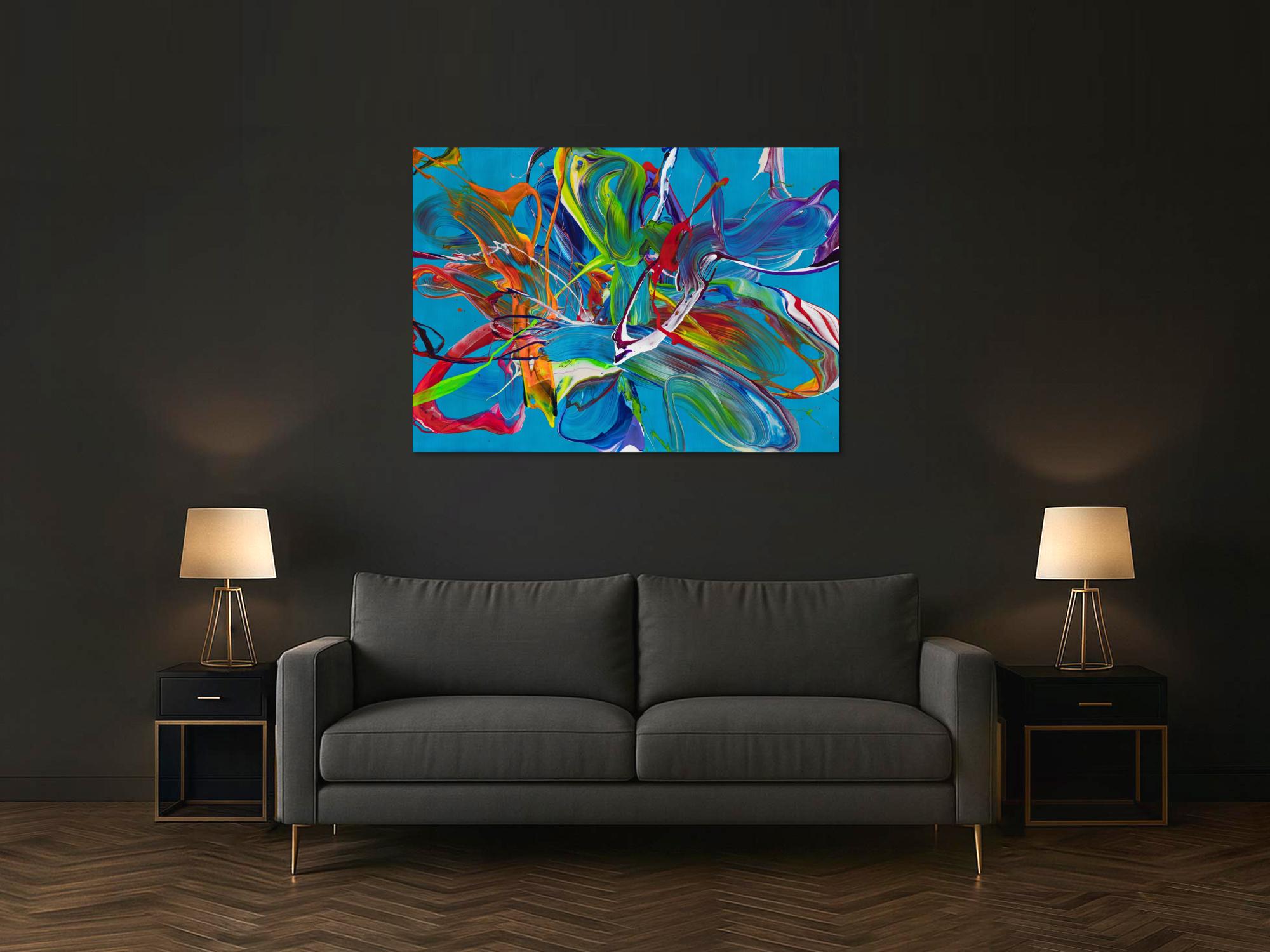 Abstraktes Bild auf Leinwand