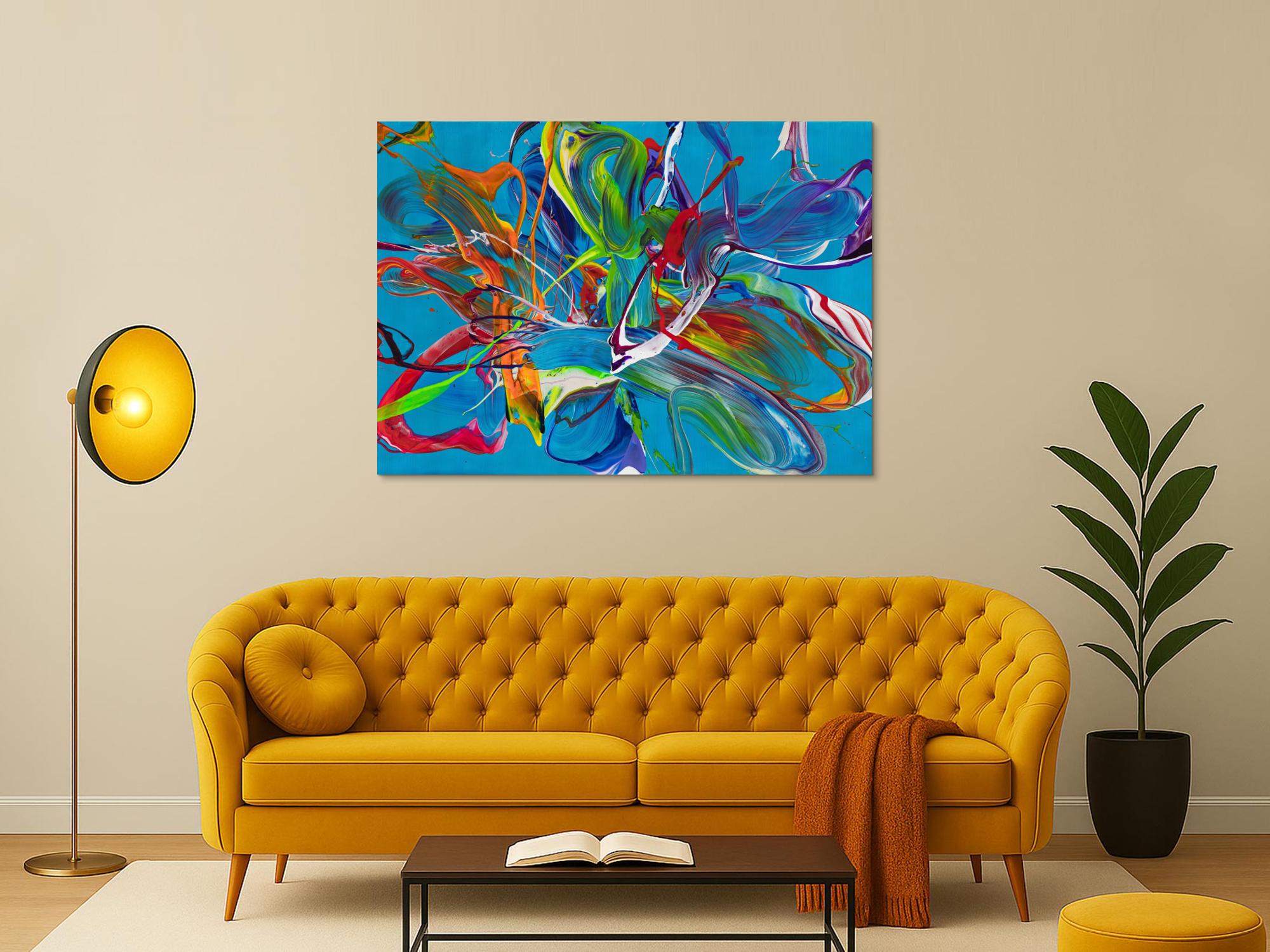 Abstraktes Bild auf Leinwand