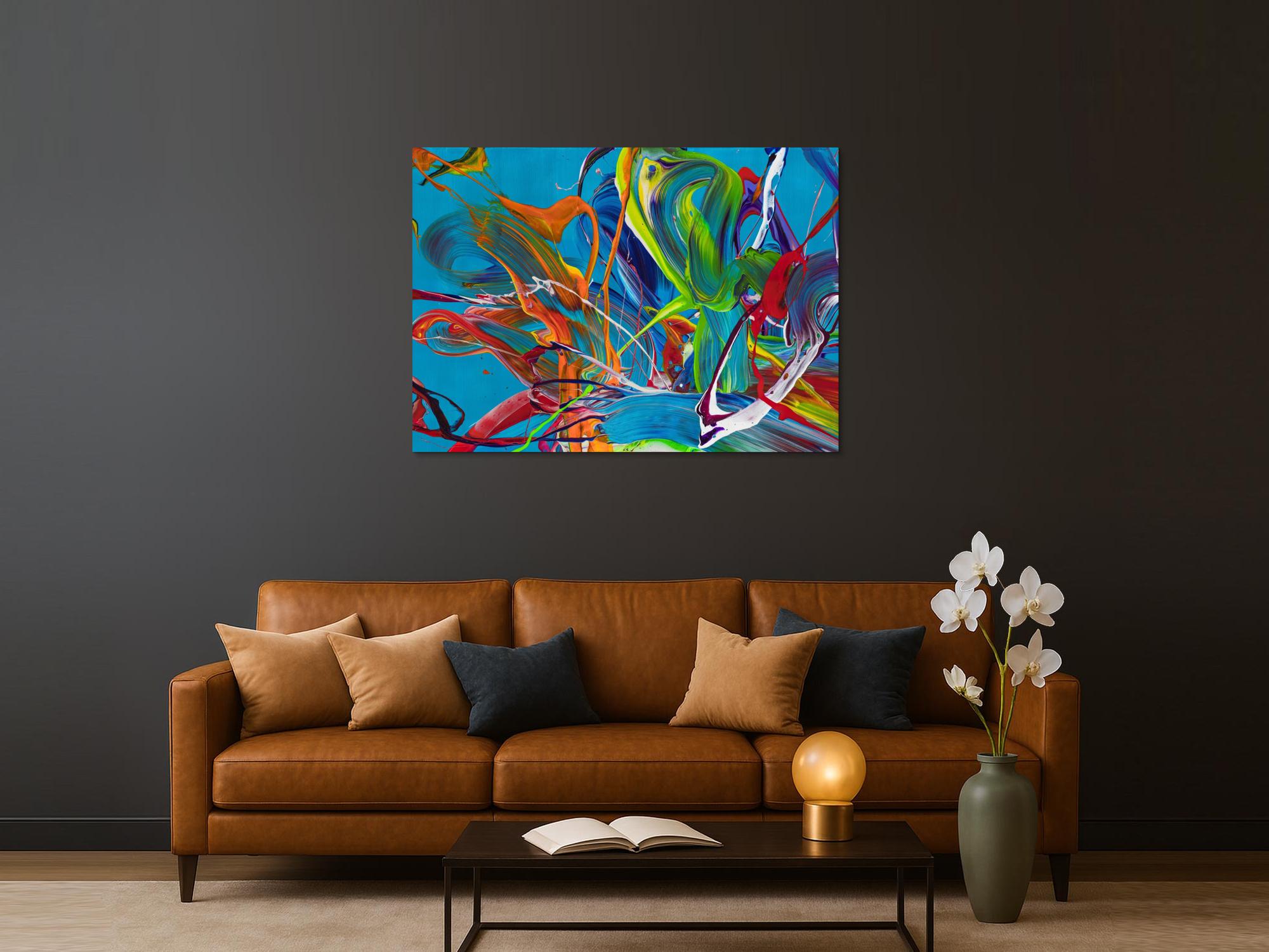 Abstraktes Bild auf Leinwand