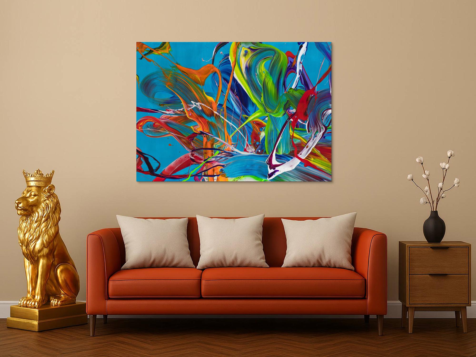 Abstraktes Bild auf Leinwand