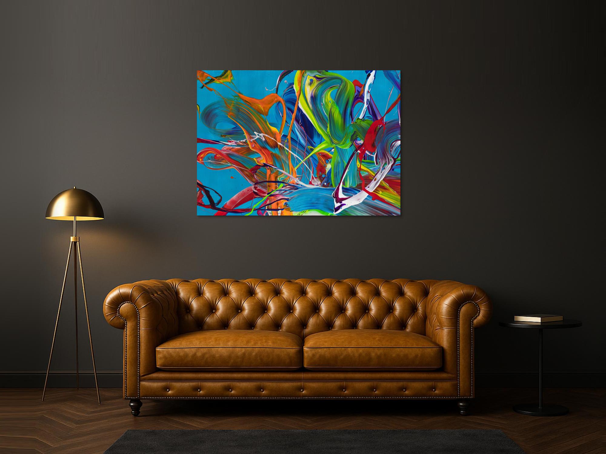 Abstraktes Bild auf Leinwand