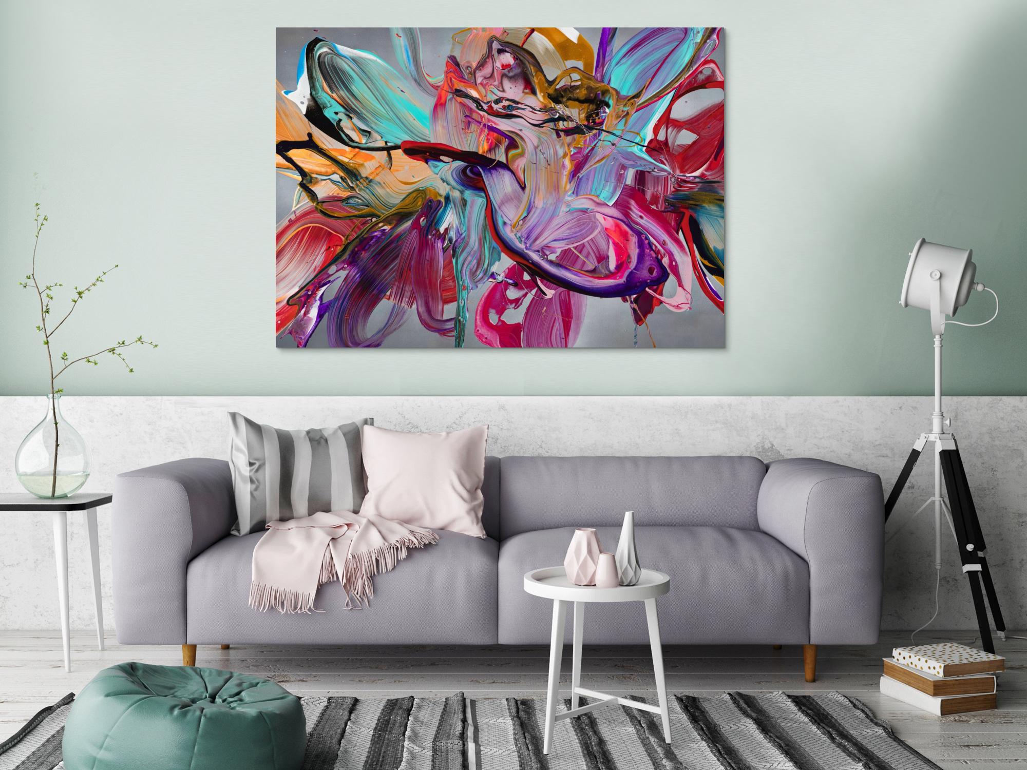 Abstraktes Bild auf Leinwand