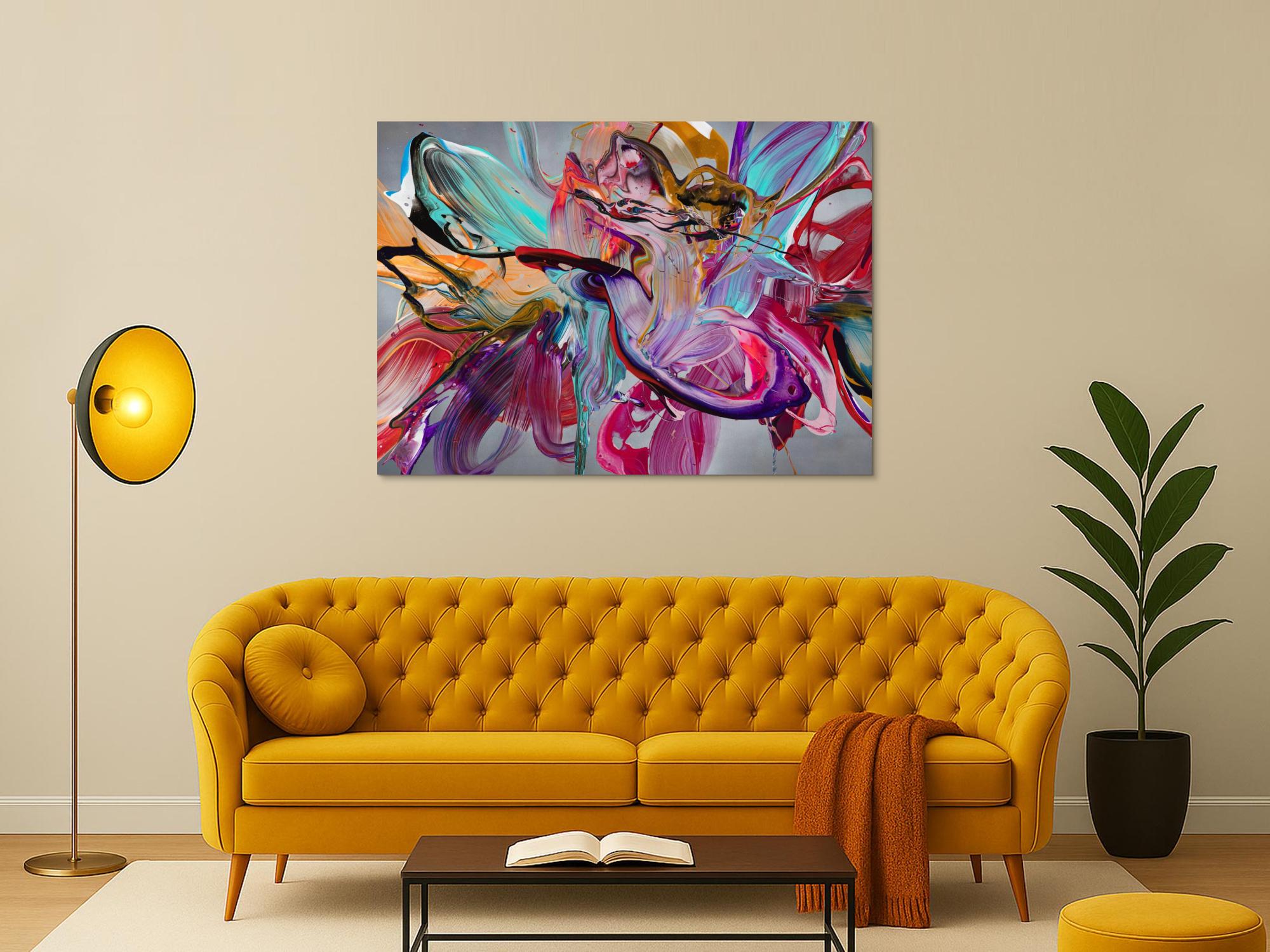 Abstraktes Bild auf Leinwand