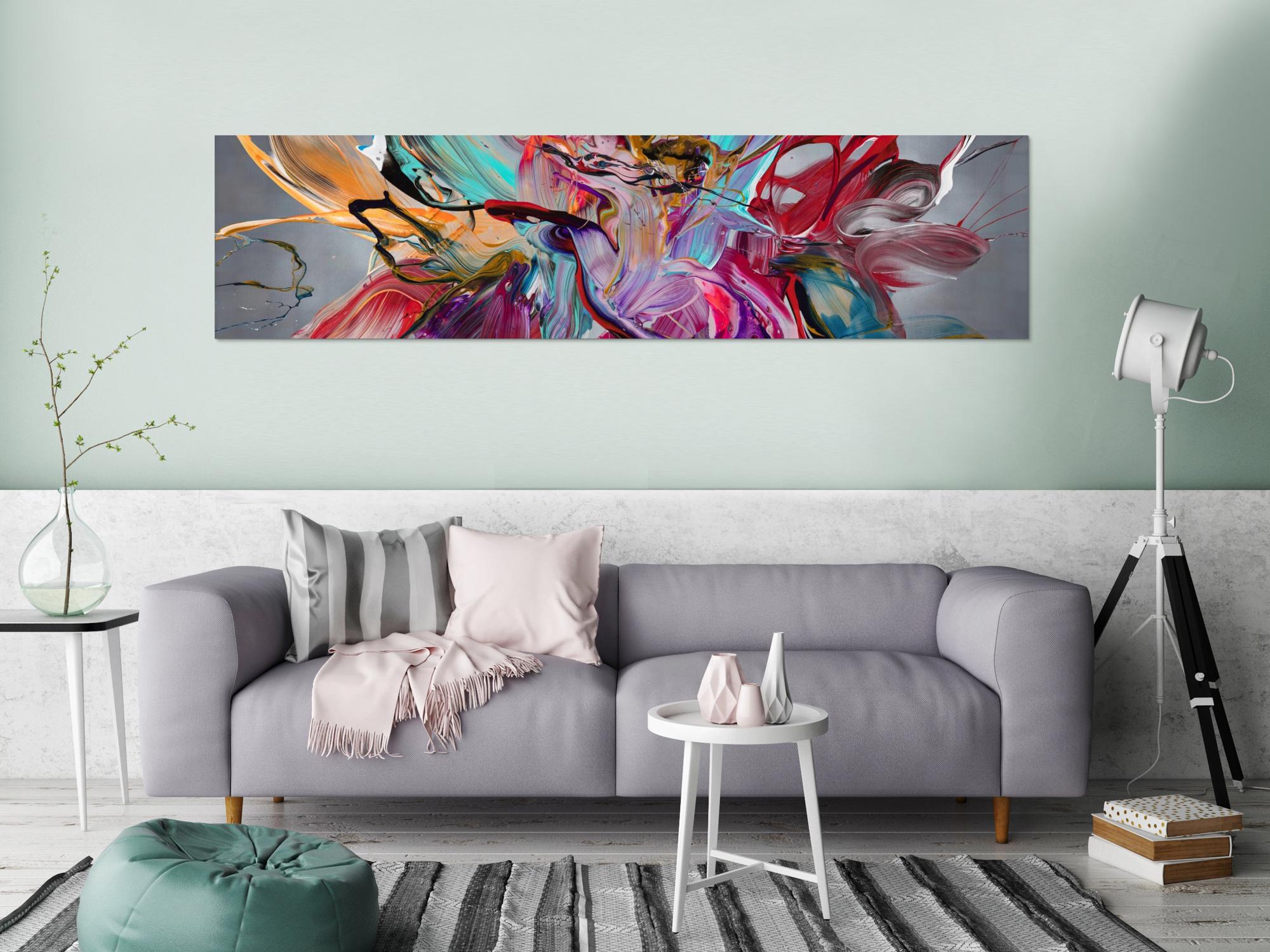 Abstraktes Bild auf Leinwand