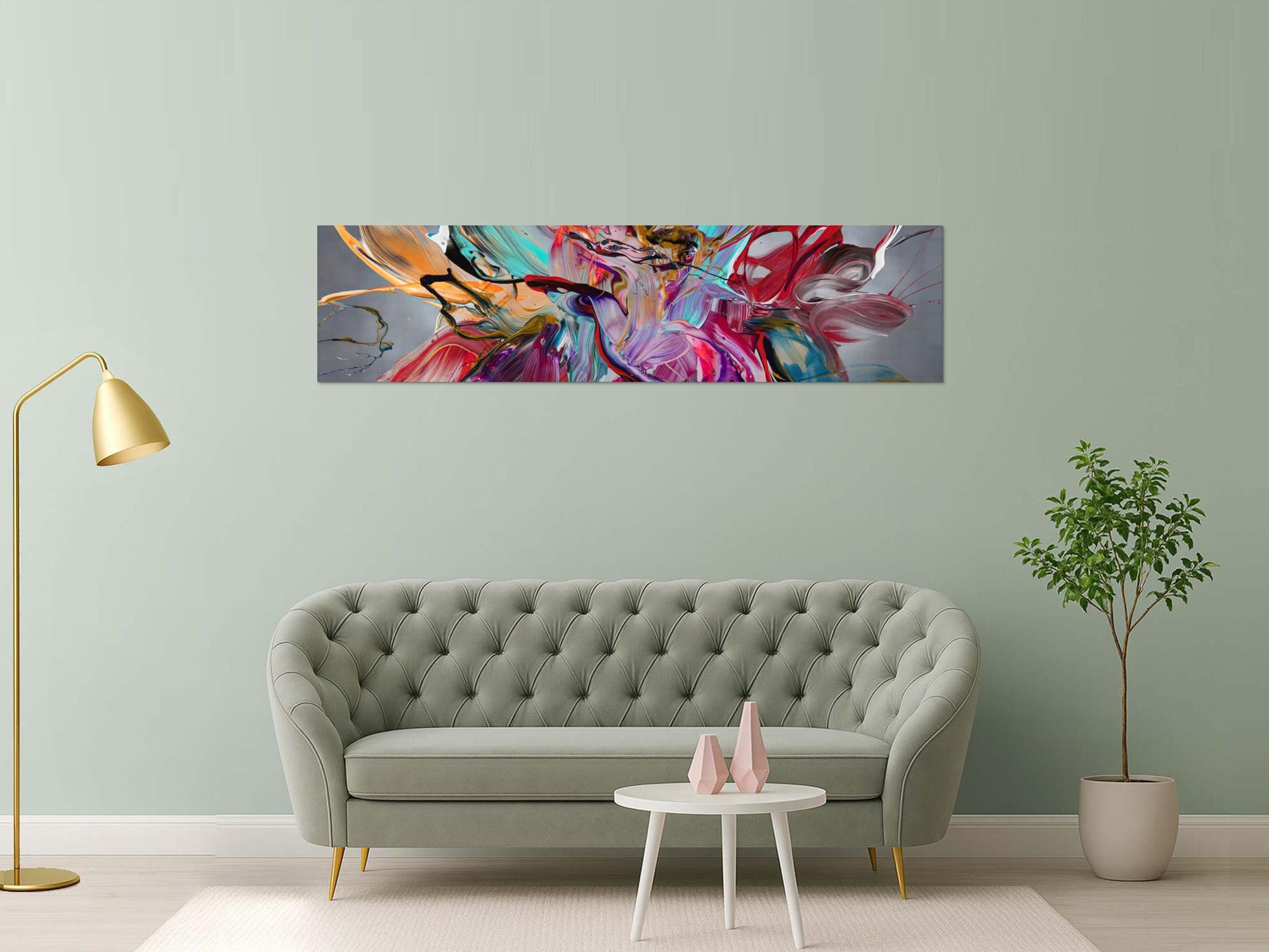 Abstraktes Bild auf Leinwand