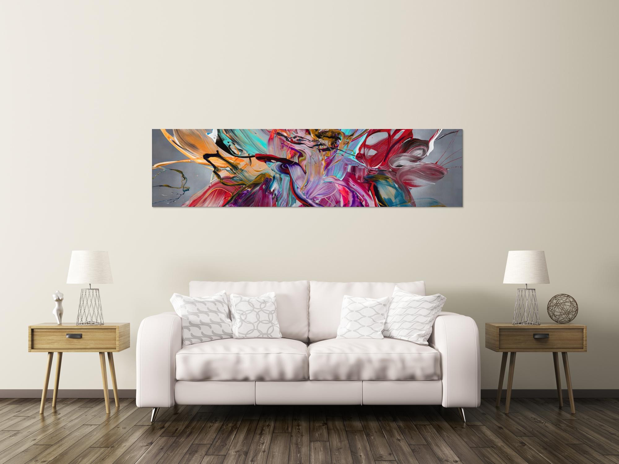 Abstraktes Bild auf Leinwand