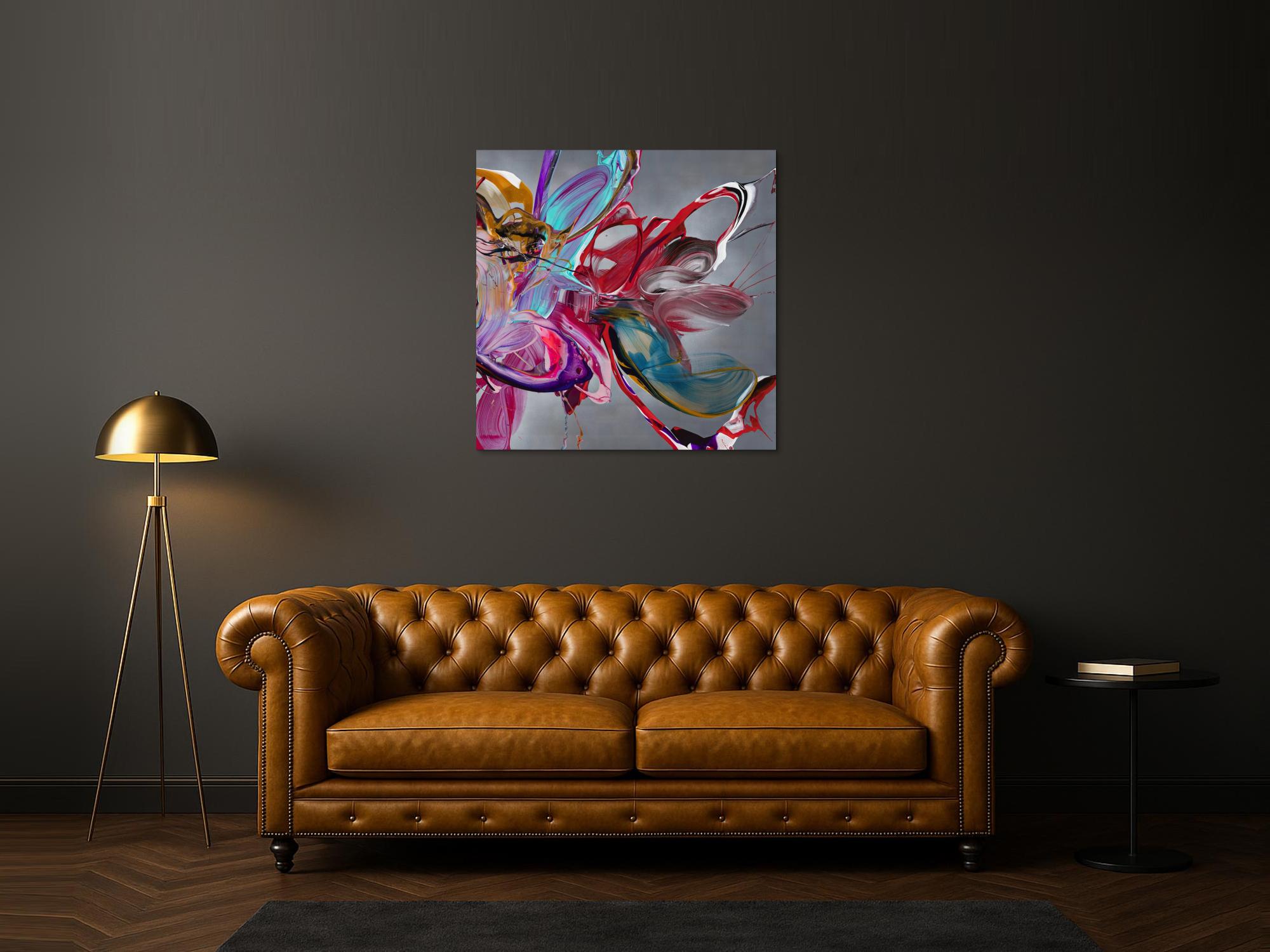 Abstraktes Bild auf Leinwand