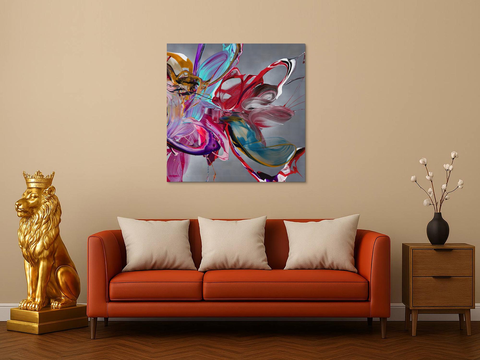 Abstraktes Bild auf Leinwand