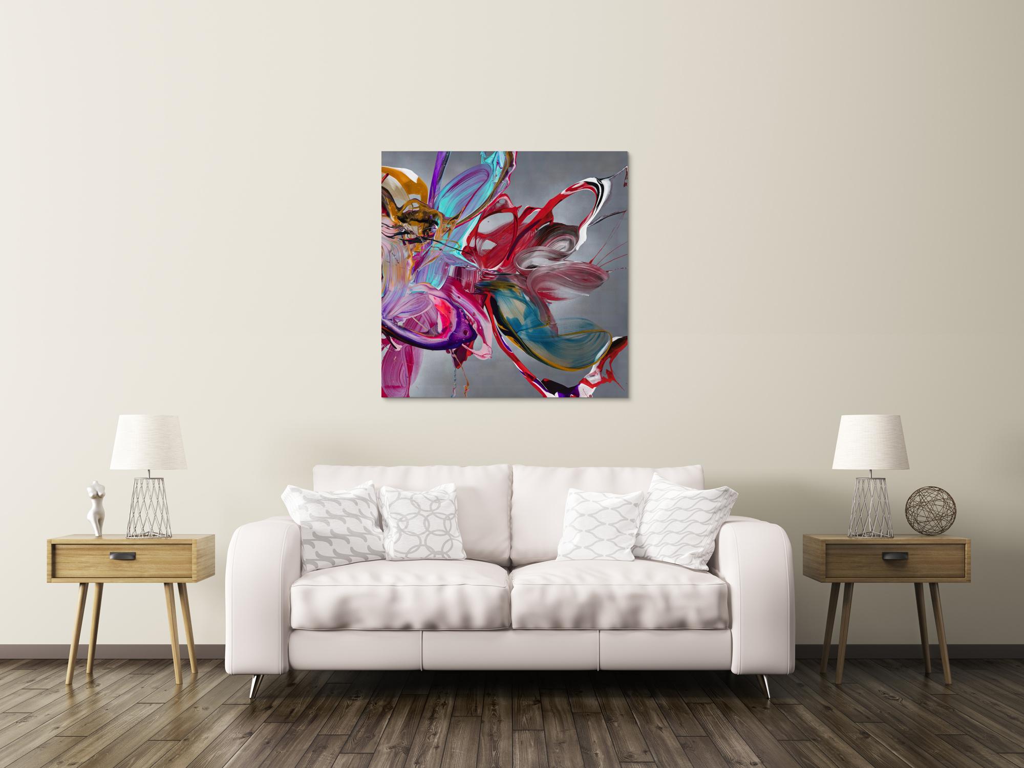 Abstraktes Bild auf Leinwand
