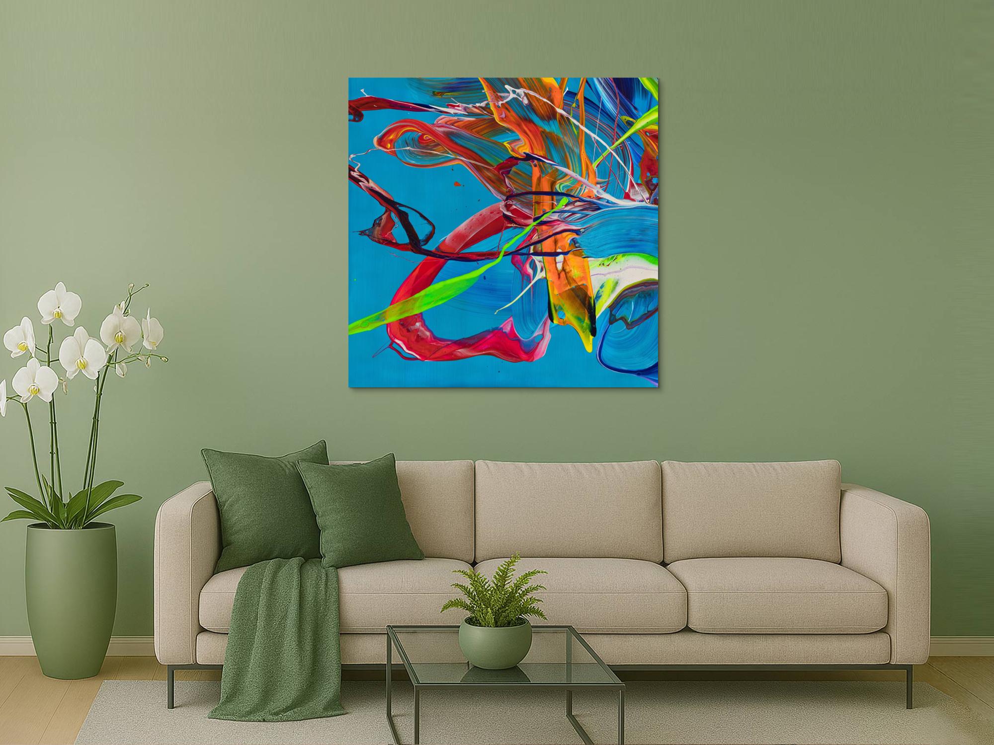 Abstraktes Bild auf Leinwand