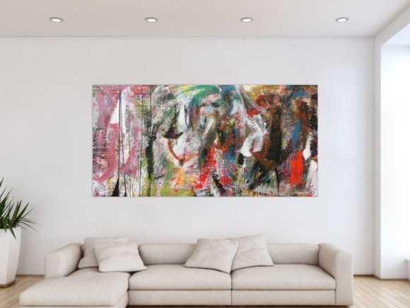 Kunstdruck Ausschnitt erstellen abstraktes Gemälde Nr. 1003