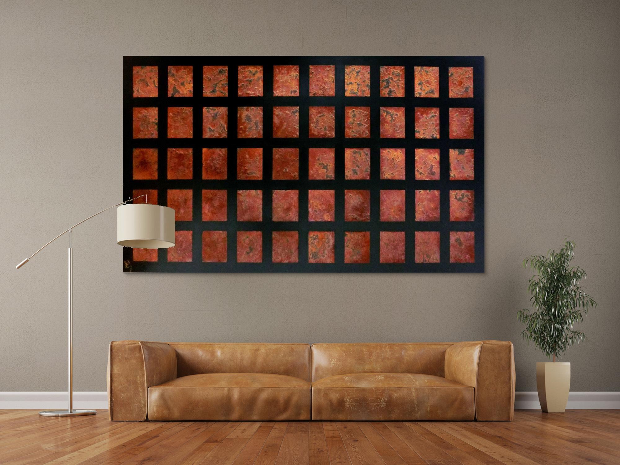 Abstraktes Rostbild XXL