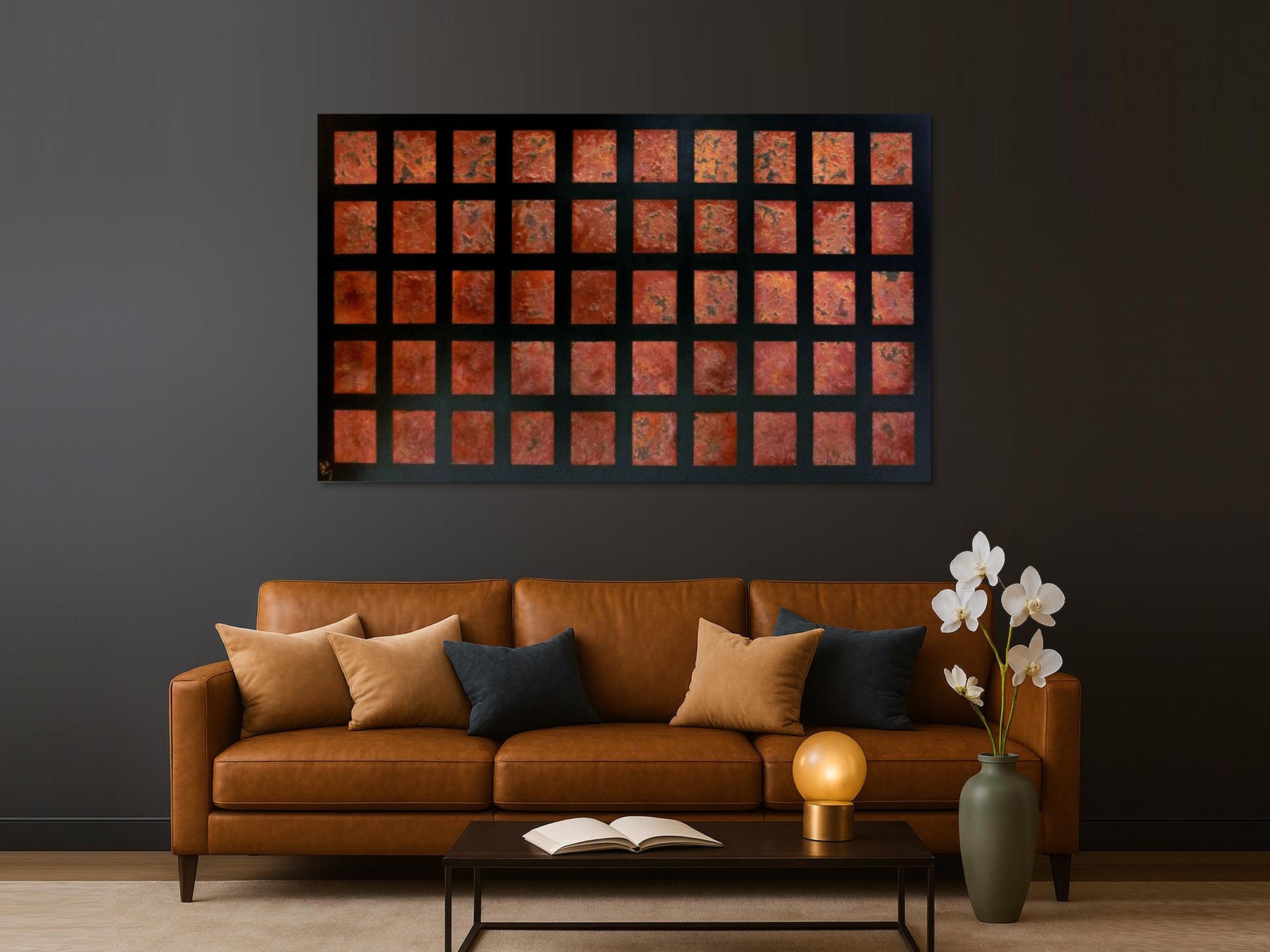 Abstraktes Rostbild XXL