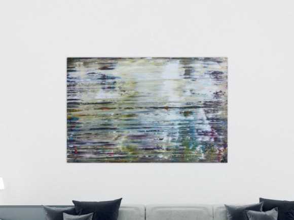 Kunstdruck Ausschnitt erstellen abstraktes Gemälde Nr. 1014